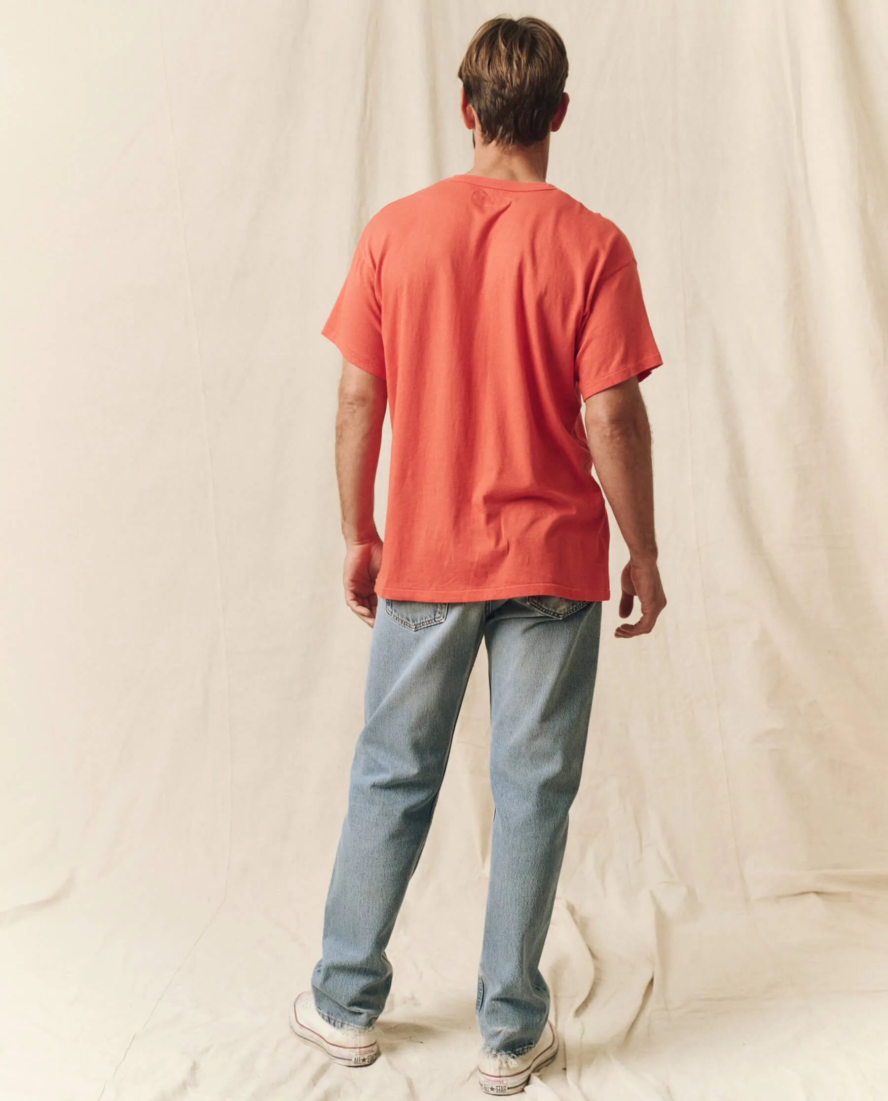 The Men's Pocket Tee. -- Heirloom Tomato sold by THE GREAT. product image thumbnail 5