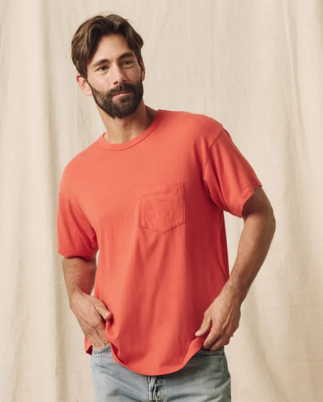 The Men's Pocket Tee. -- Heirloom Tomato sold by THE GREAT.