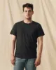 The Men's Pure Knits Slim Tee. Solid -- Almost Black sold by THE GREAT.