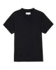 The Men's Pure Knits Slim Tee. Solid -- Almost Black sold by THE GREAT.