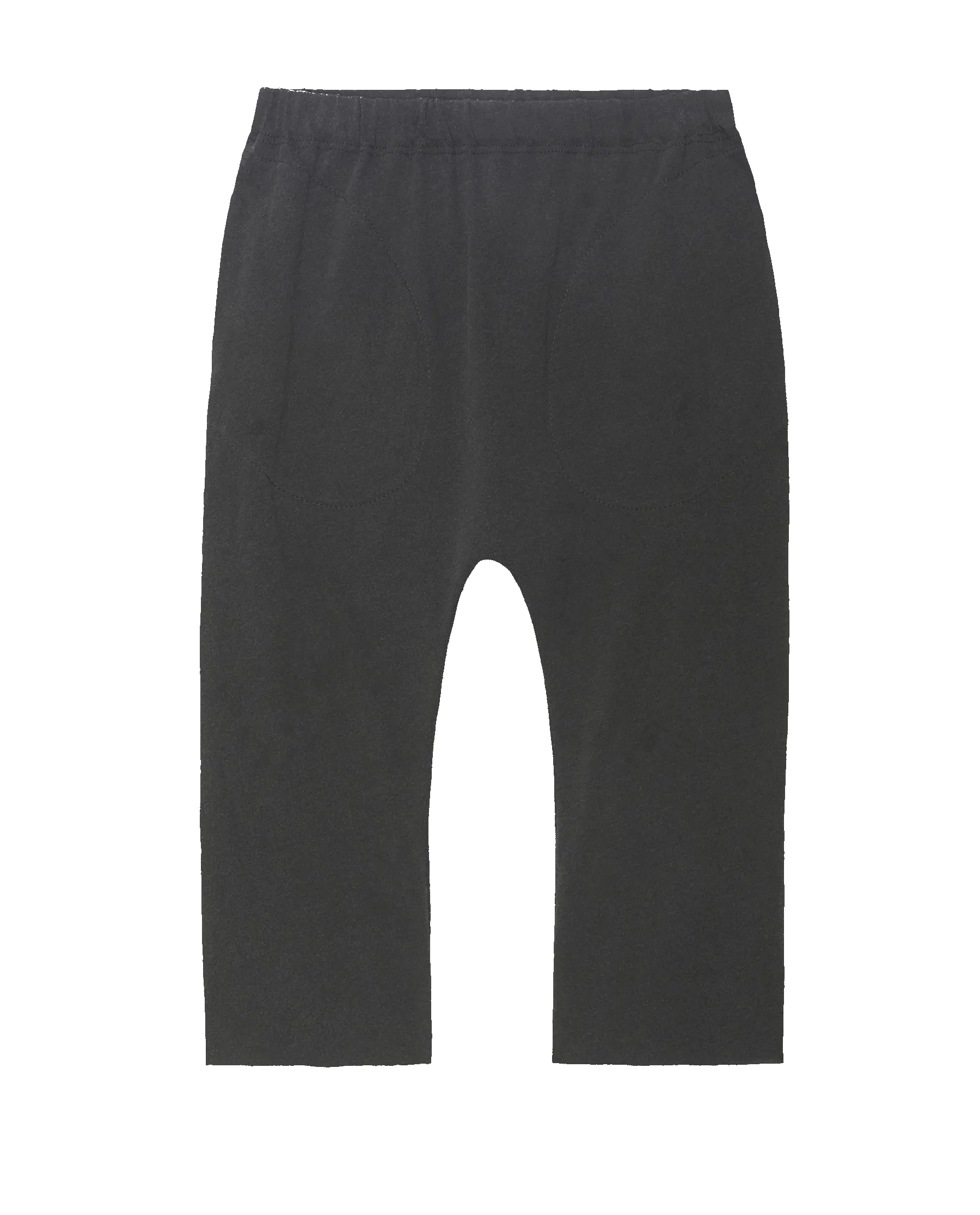 The Little Jersey Crop. Solid -- Washed Black sold by THE GREAT. product image thumbnail 5