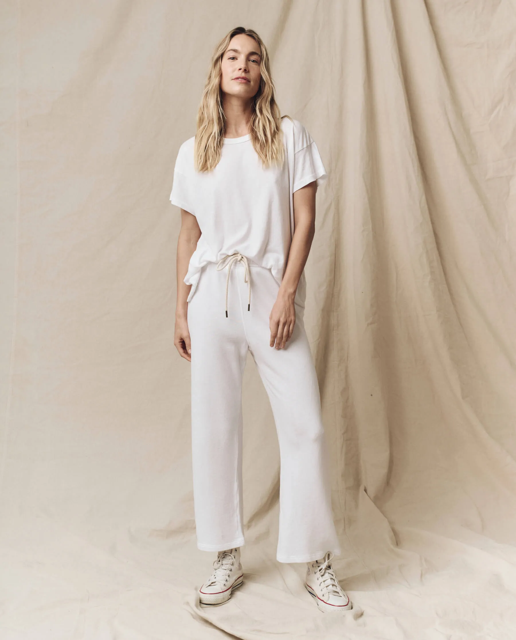 The Boxy Crew. Solid -- True White sold by THE GREAT. product image thumbnail 3