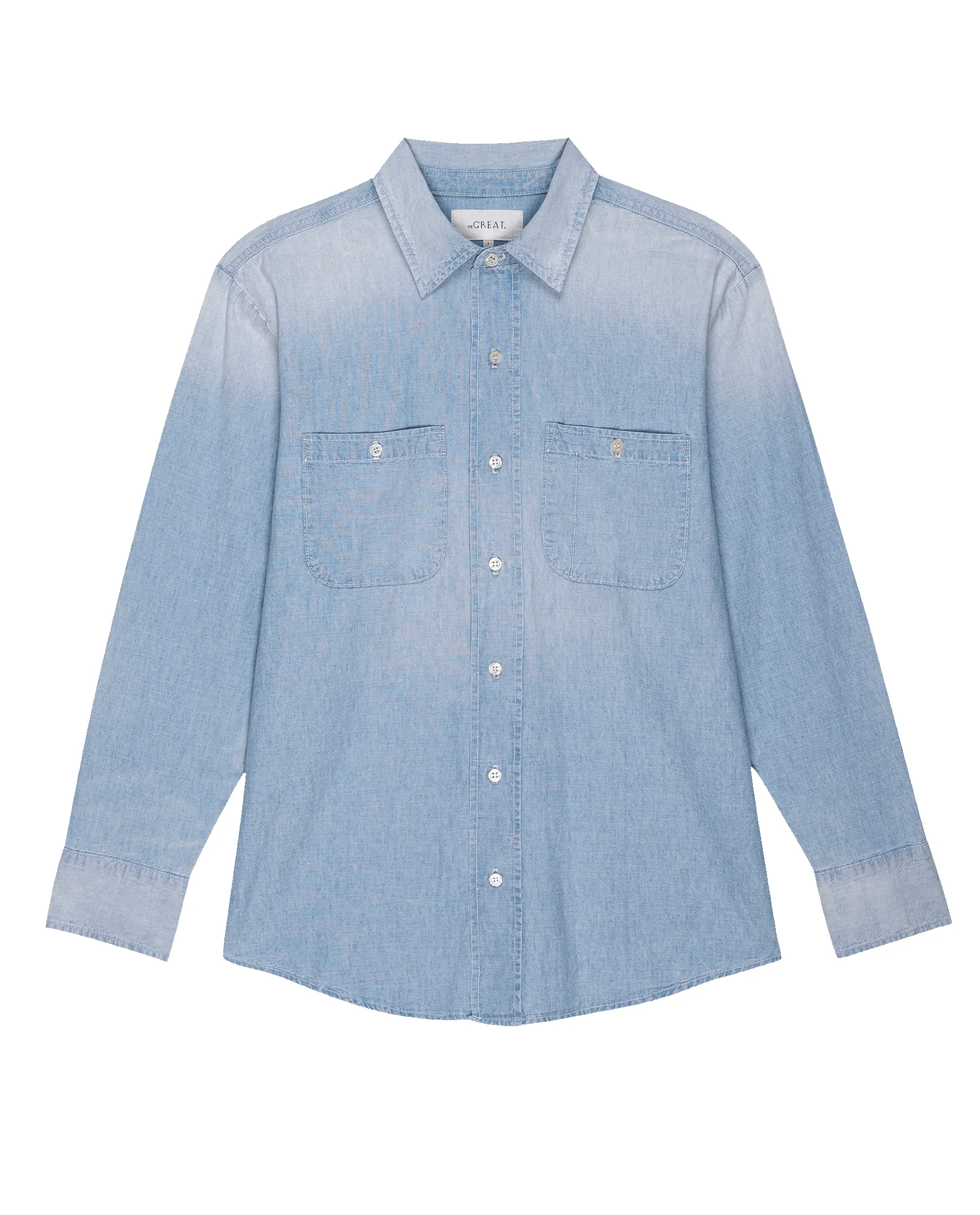 The Road Shirt. -- Riverbed Wash sold by THE GREAT. product image thumbnail 5