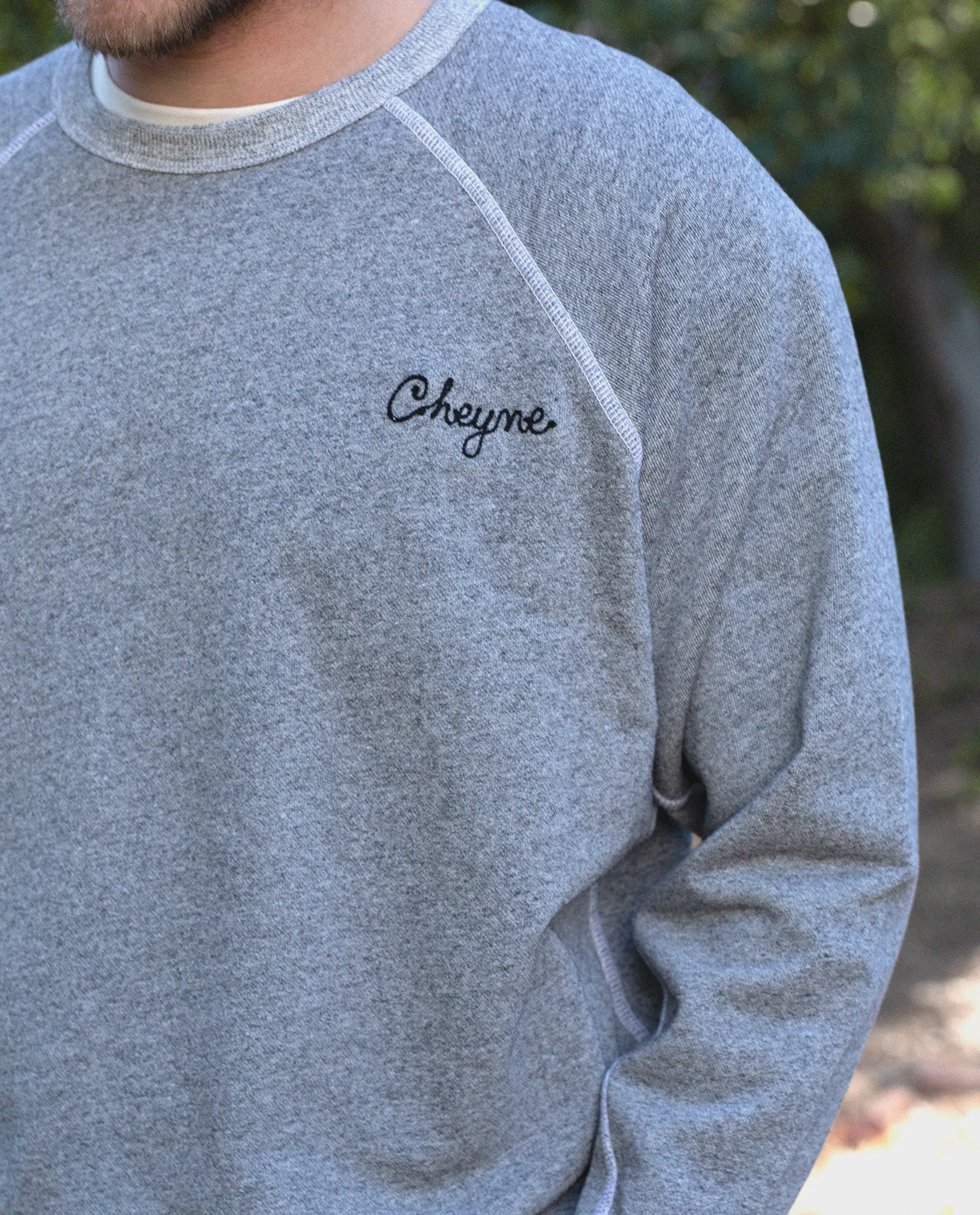 The Men's College Sweatshirt. -- VARSITY GREY sold by THE GREAT. product image thumbnail 5