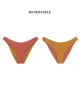 The Reversible Cheeky Brief. -- Sunset and Coral sold by THE GREAT.