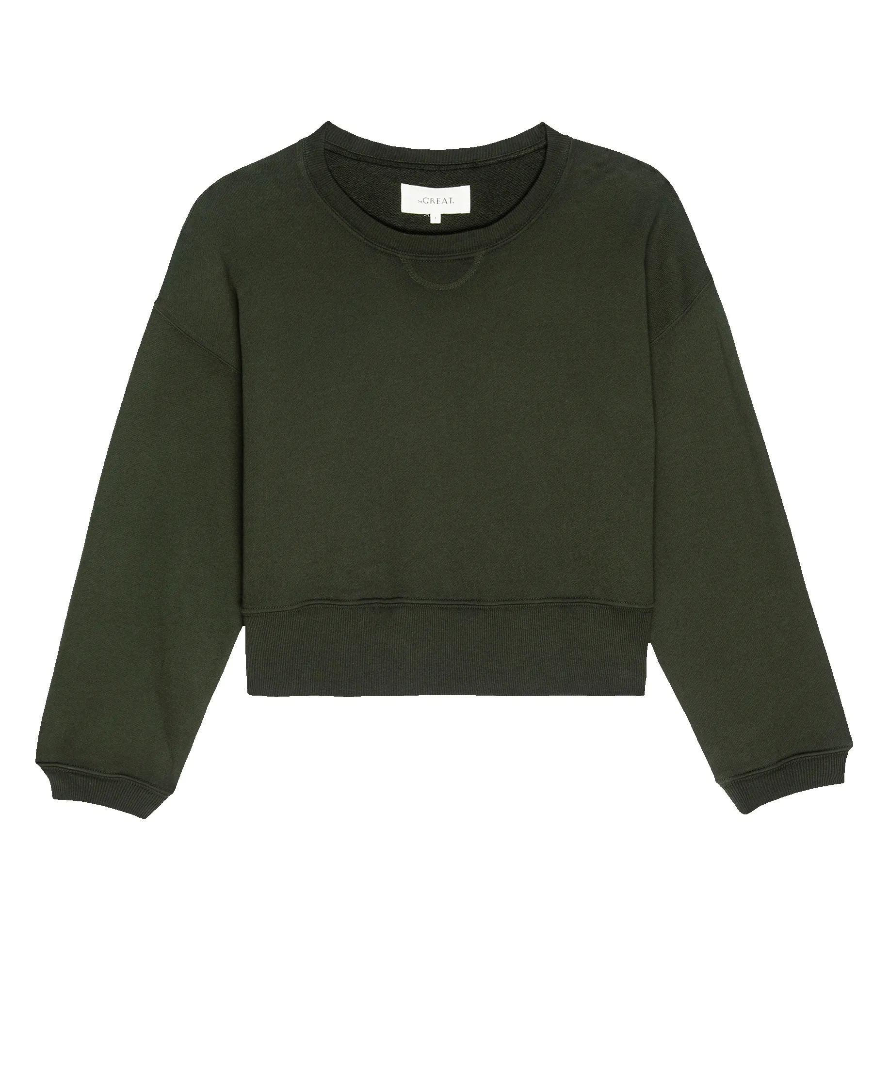 The League Sweatshirt. -- Woodland Green sold by THE GREAT. product image thumbnail 5