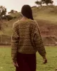The Slouch Cardigan. -- Army Paisley sold by THE GREAT.