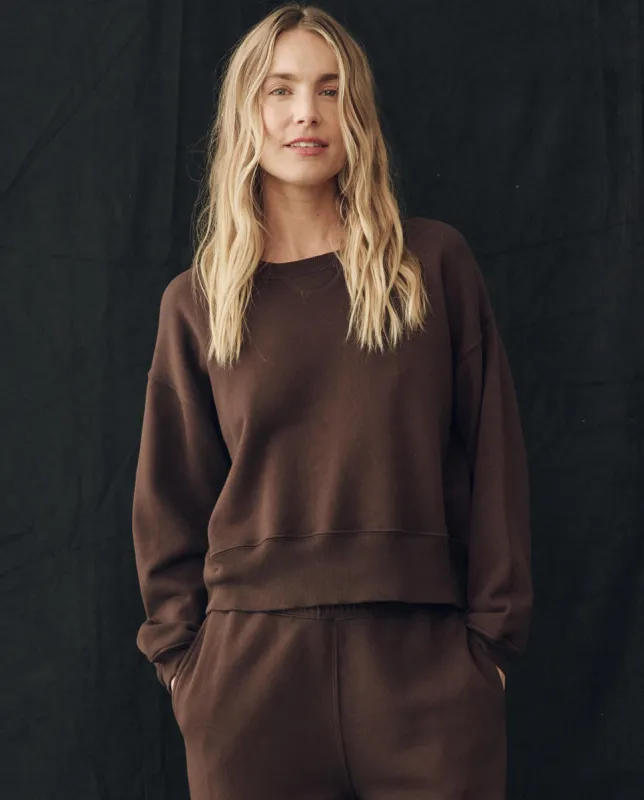 The League Sweatshirt. -- Driftwood sold by THE GREAT.