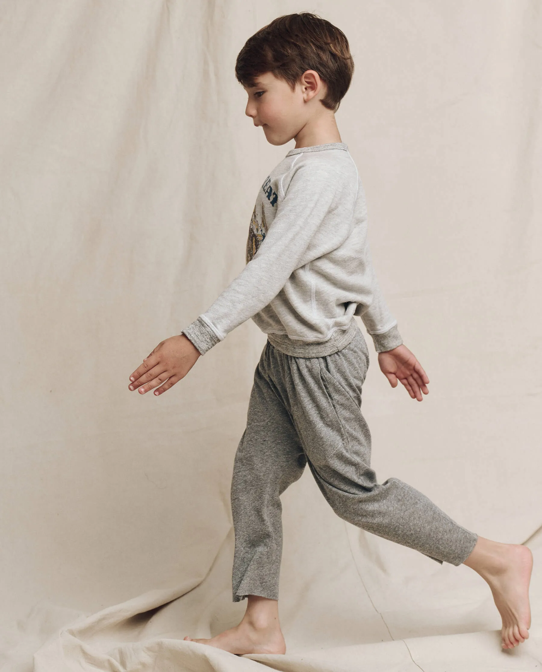 The Little College Sweatshirt. Graphic -- Soft Heather Grey with Rodeo Graphic sold by THE GREAT. product image thumbnail 2