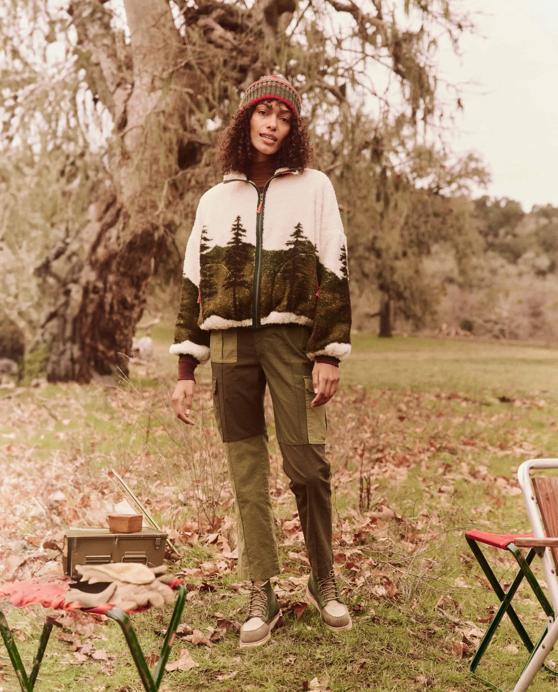 The Plush Terrain Full-Zip. -- Mountain View Landscape sold by THE GREAT. product image thumbnail 4