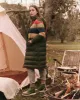 The Down Storm Puffer. -- Mountain View Multi Stripe sold by THE GREAT.
