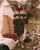 The Down Storm Puffer. -- Mountain View Multi Stripe sold by THE GREAT.