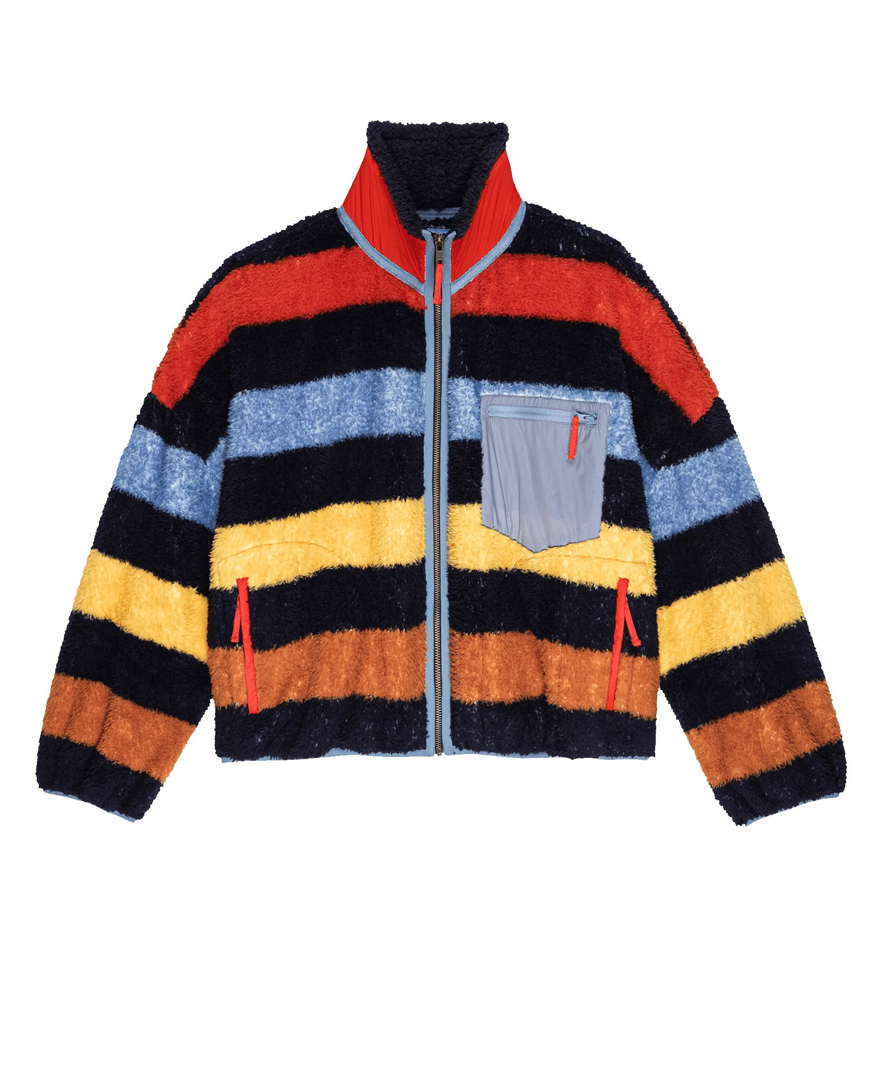 The Plush Terrain Full-Zip. -- Canoe Stripe sold by THE GREAT. product image thumbnail 5