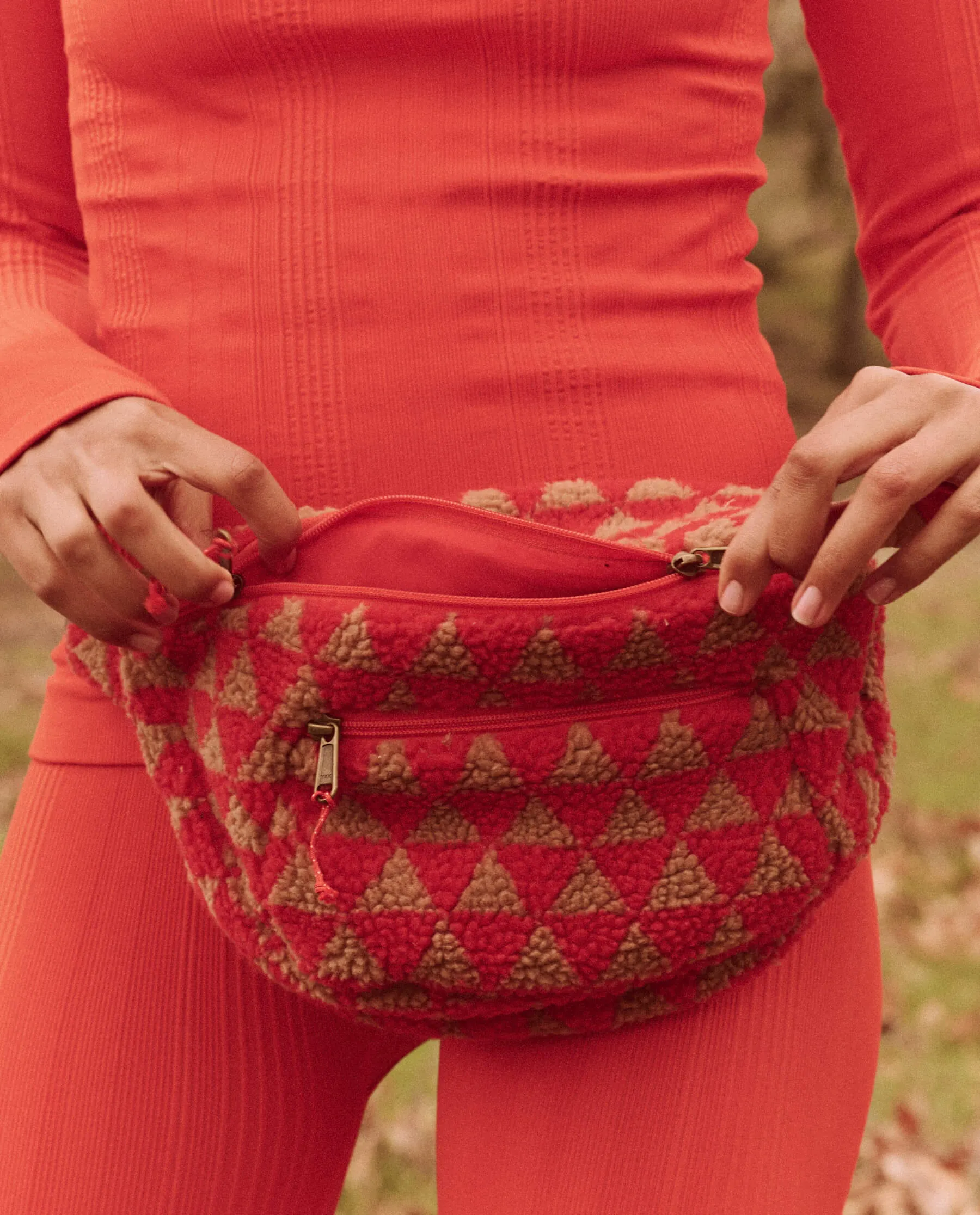 The Plush Hip-Pack. -- Poppy Geo sold by THE GREAT. product image thumbnail 4