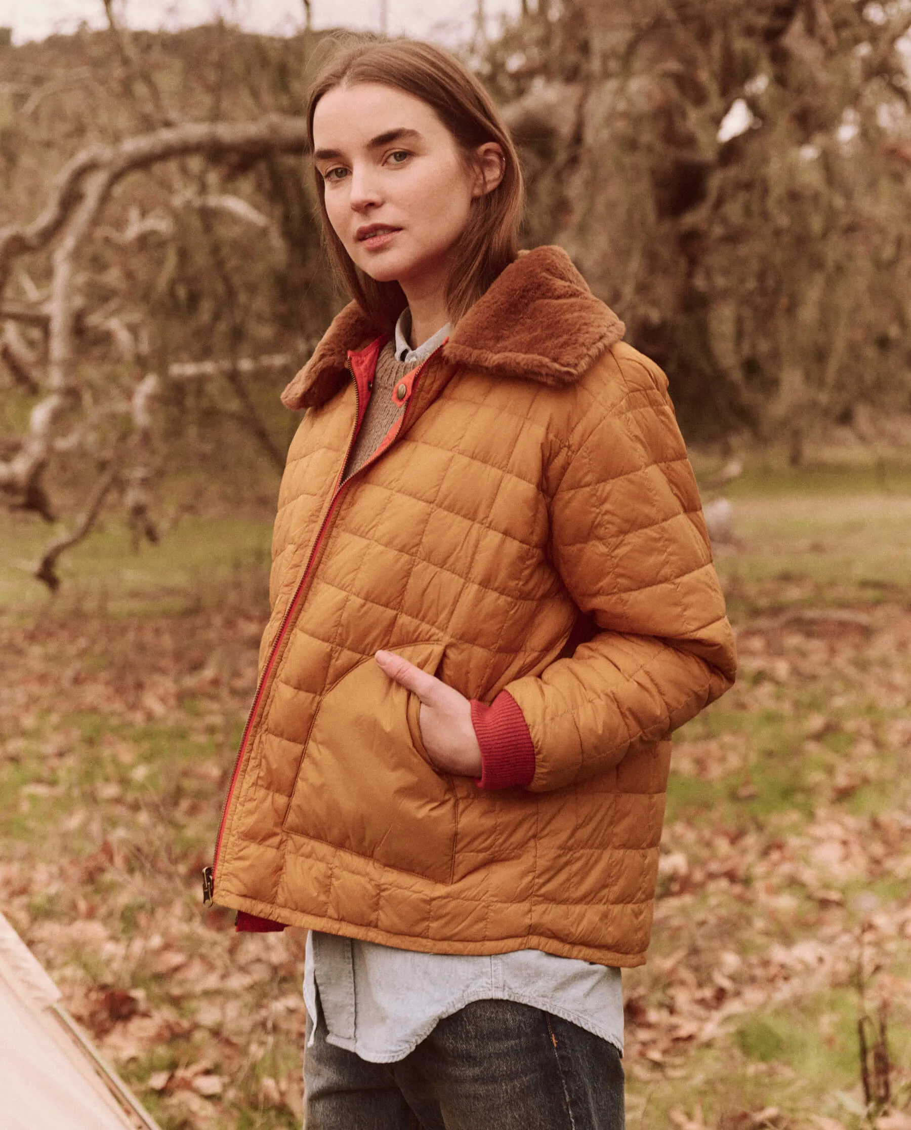 The Reversible Down Logger Puffer. -- Poppy and Amber sold by THE GREAT. product image thumbnail 3
