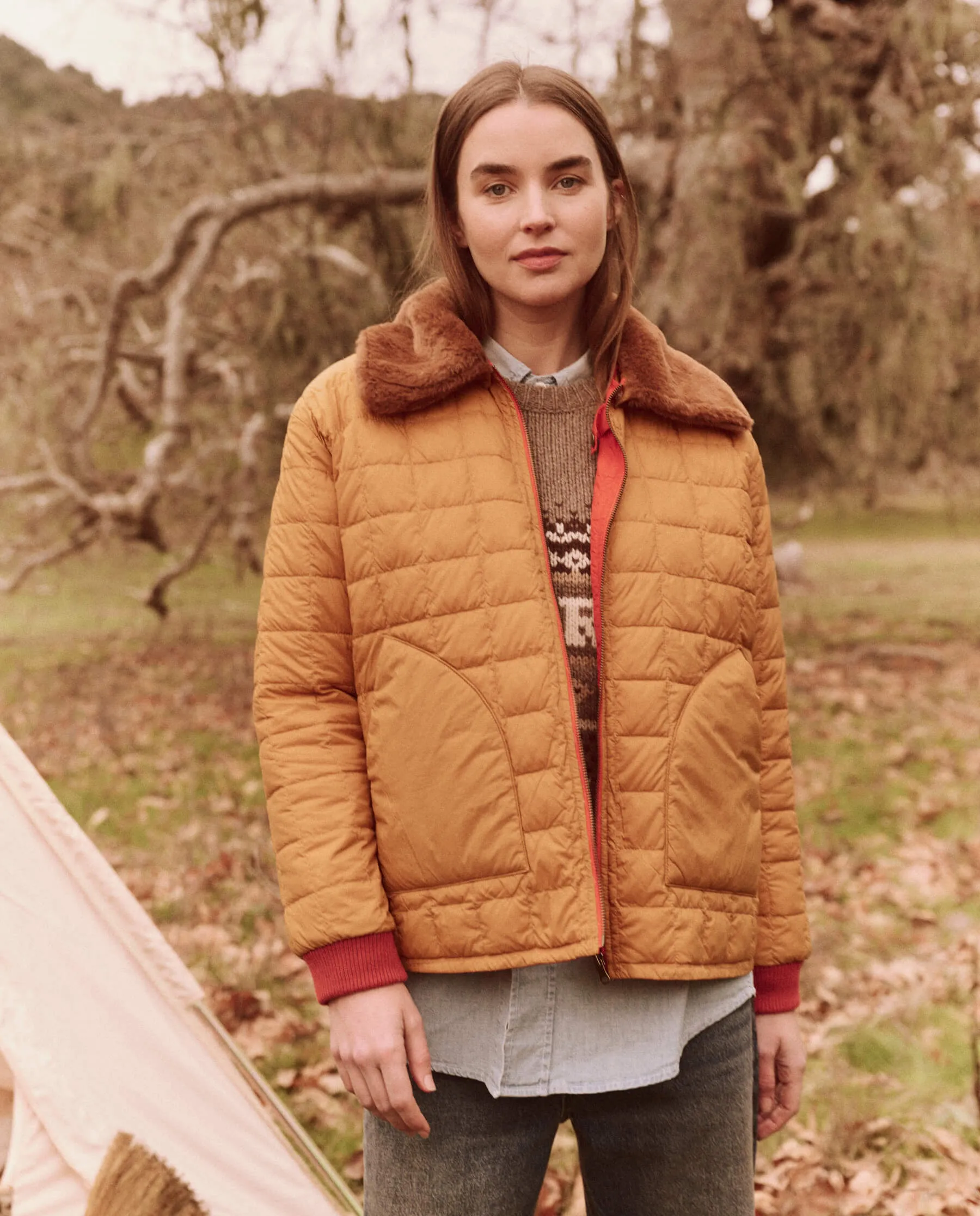 The Reversible Down Logger Puffer. -- Poppy and Amber sold by THE GREAT. product image thumbnail 2