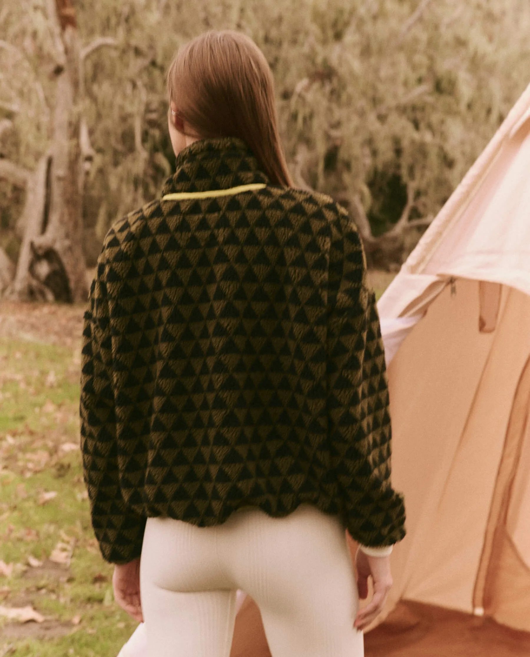 The Plush Terrain Half-Zip. -- Mountain View Geo sold by THE GREAT. product image thumbnail 3