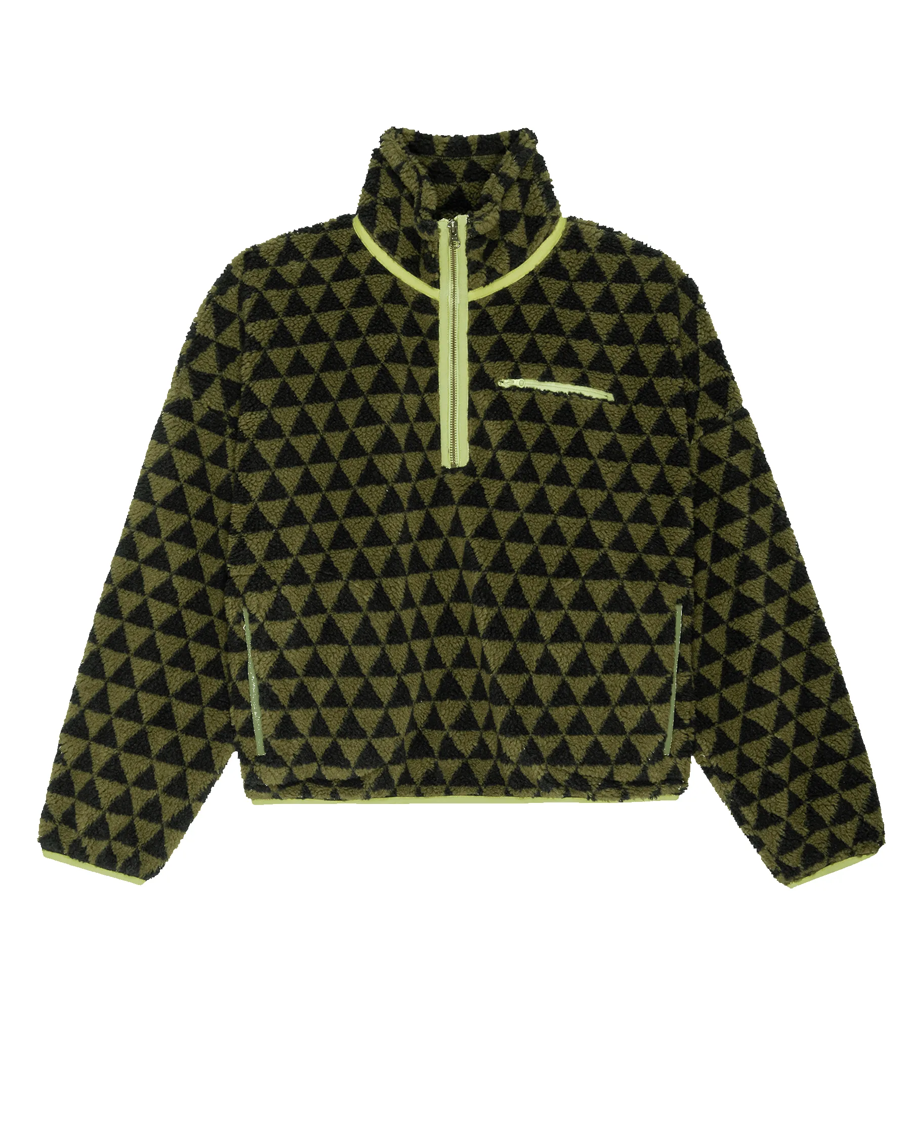 The Plush Terrain Half-Zip. -- Mountain View Geo sold by THE GREAT. product image thumbnail 5