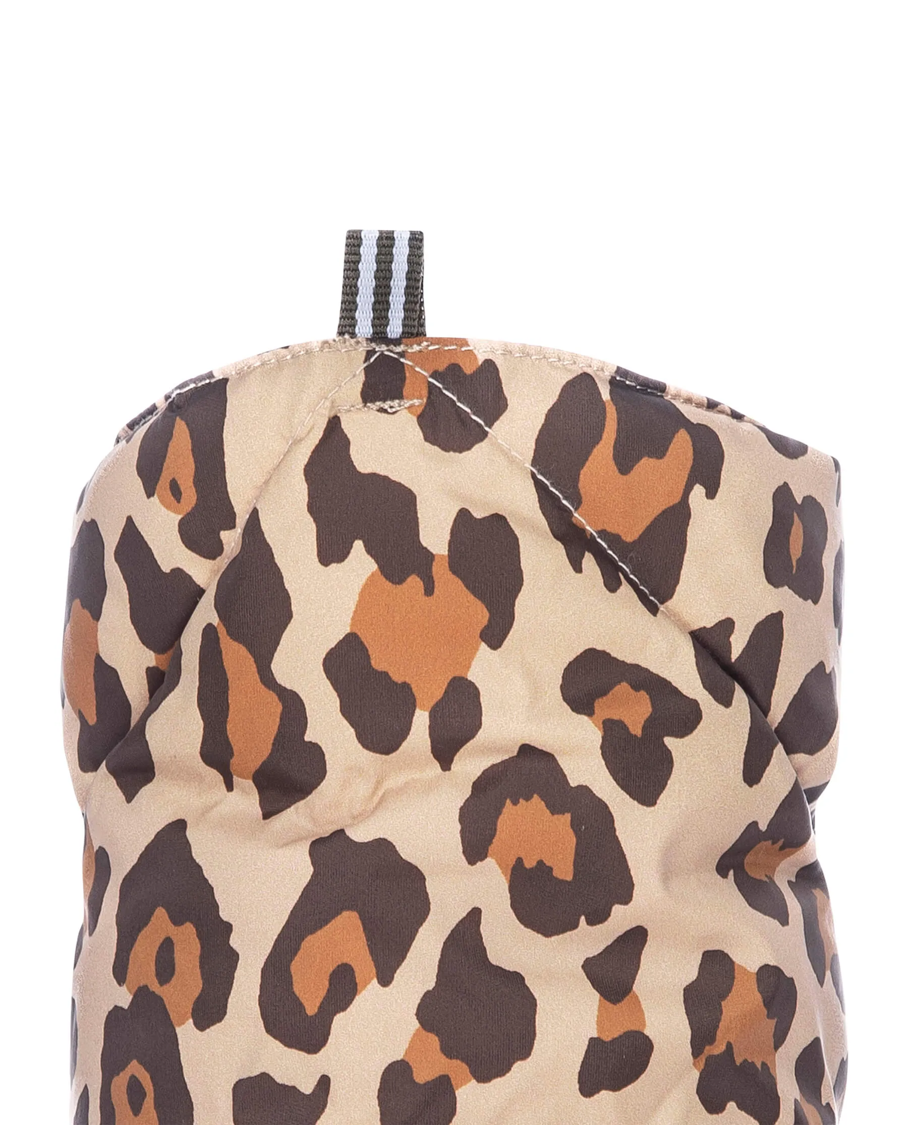 The Down Quilted Puffer Slipper. -- Snow Leopard sold by THE GREAT. product image thumbnail 5