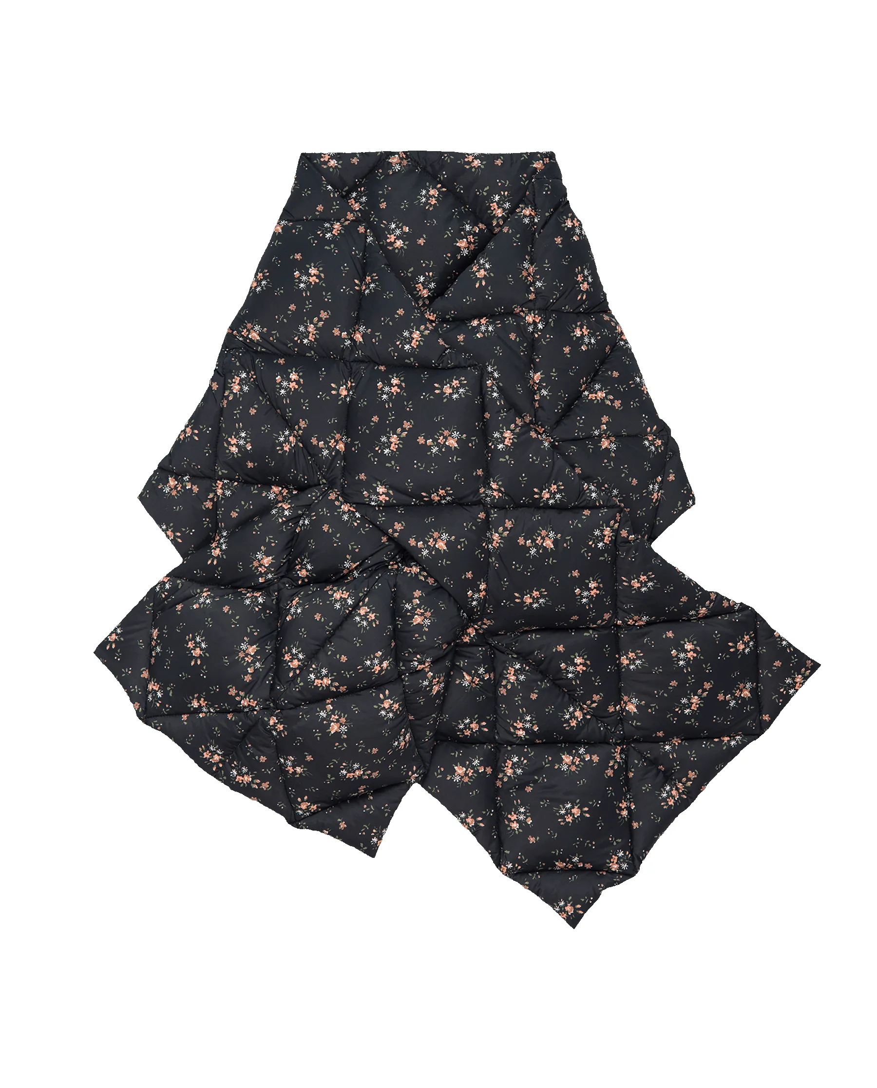 The Down Quilted Puffer Scarf. -- Wilderness Floral sold by THE GREAT. product image thumbnail 4
