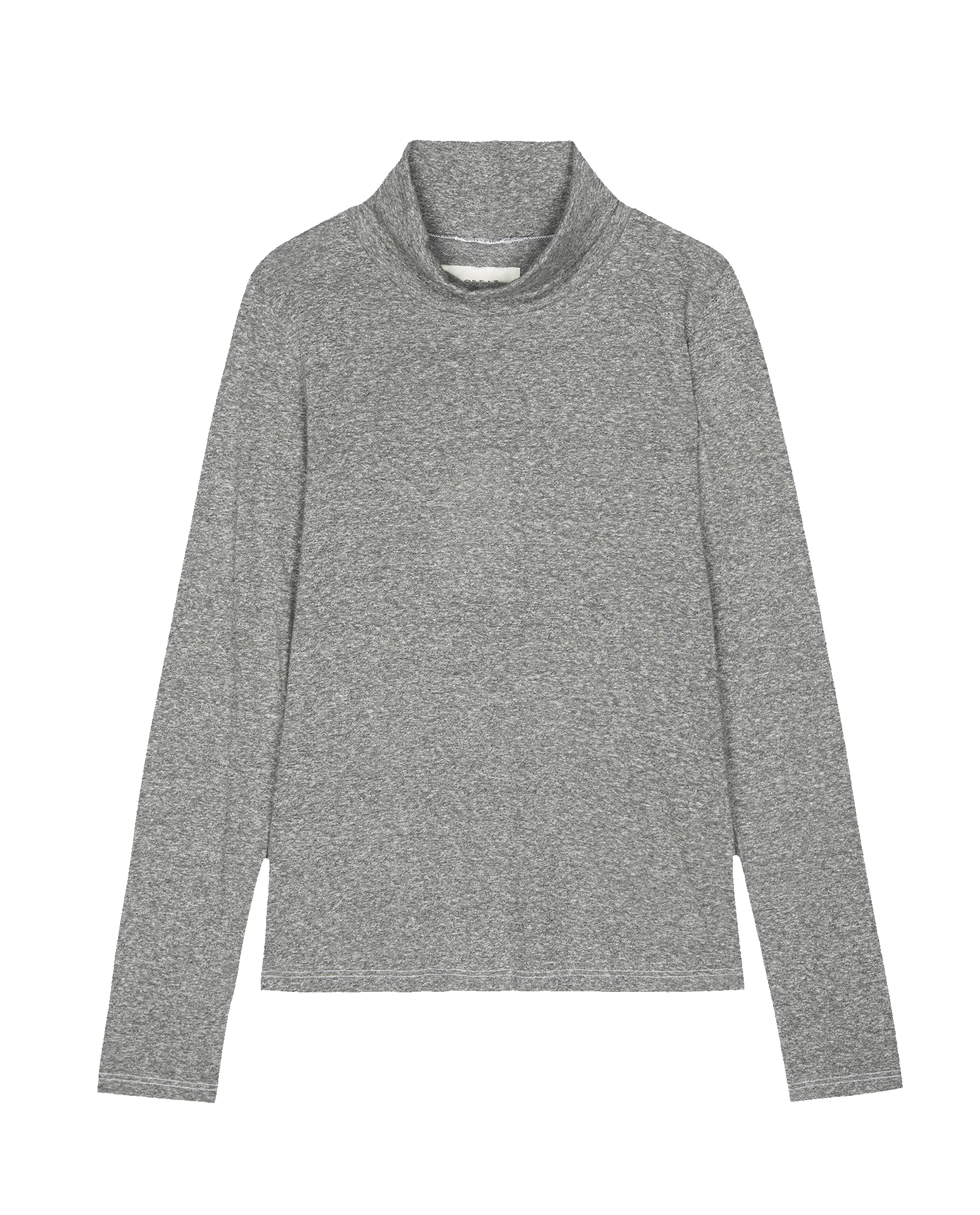 The Turtleneck. Solid -- Heather Grey sold by THE GREAT. product image thumbnail 5