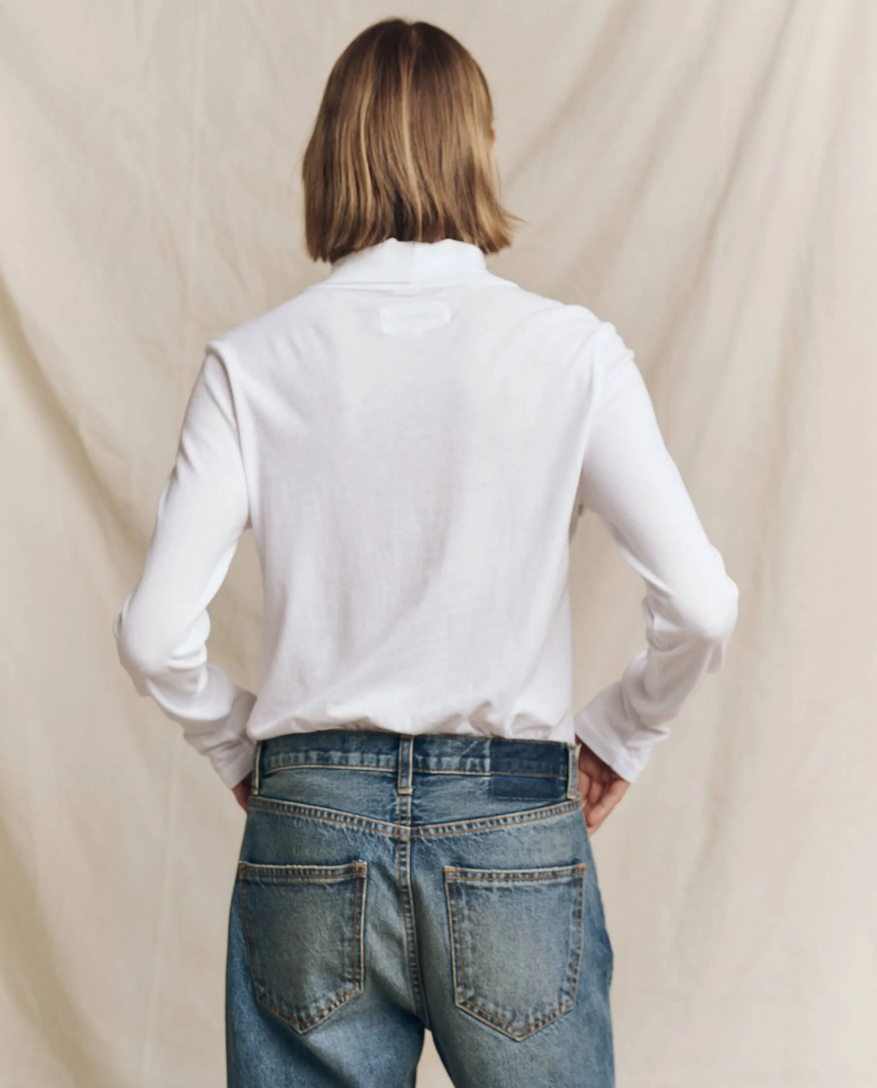 The Turtleneck. Solid -- True White sold by THE GREAT. product image thumbnail 2