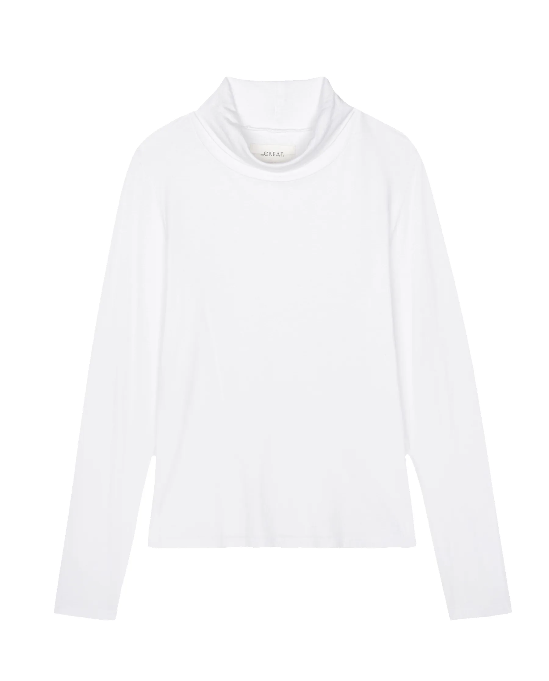 The Turtleneck. Solid -- True White sold by THE GREAT. product image thumbnail 5