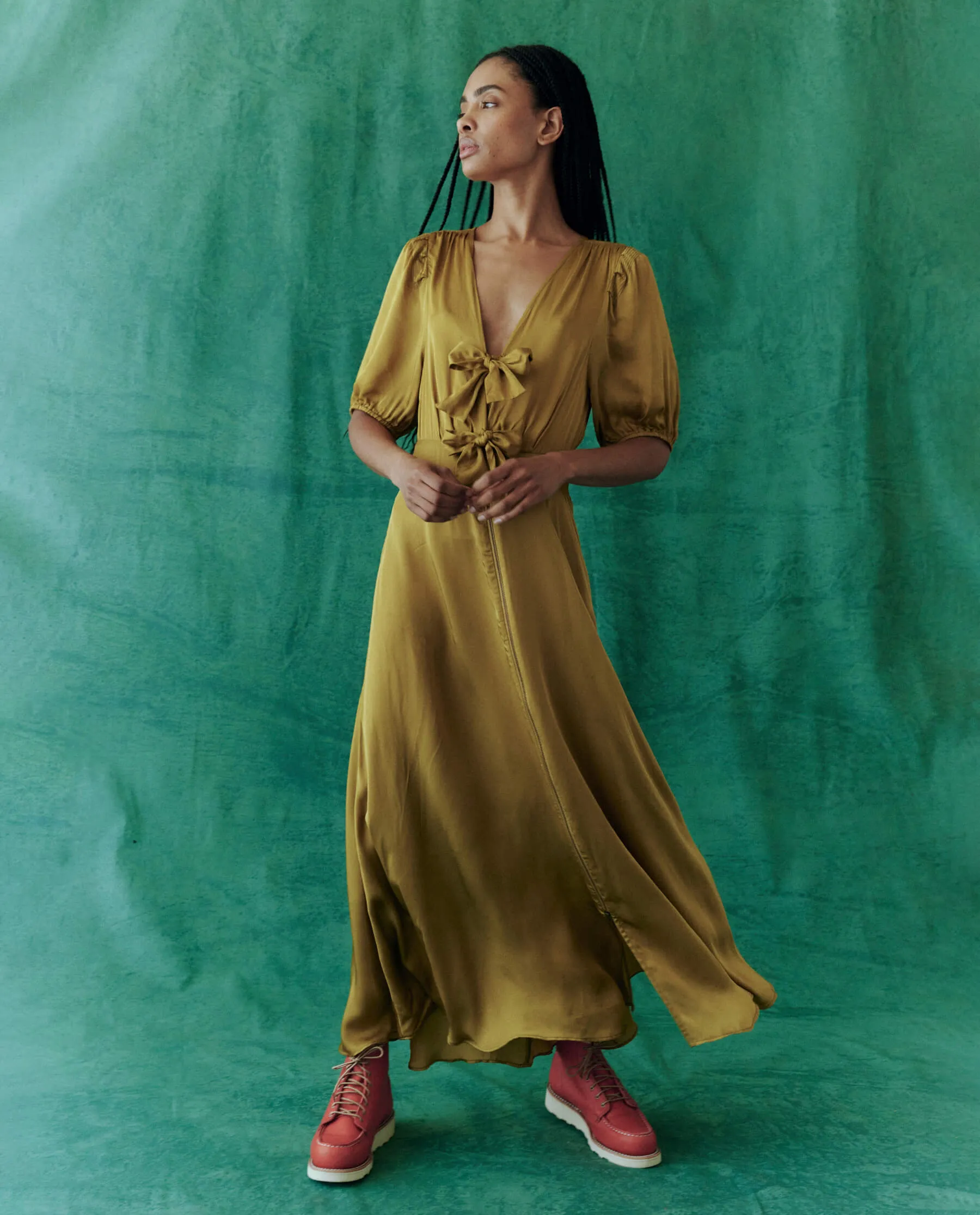 The Gilded Dress. -- Gold Leaf sold by THE GREAT. product image thumbnail 2