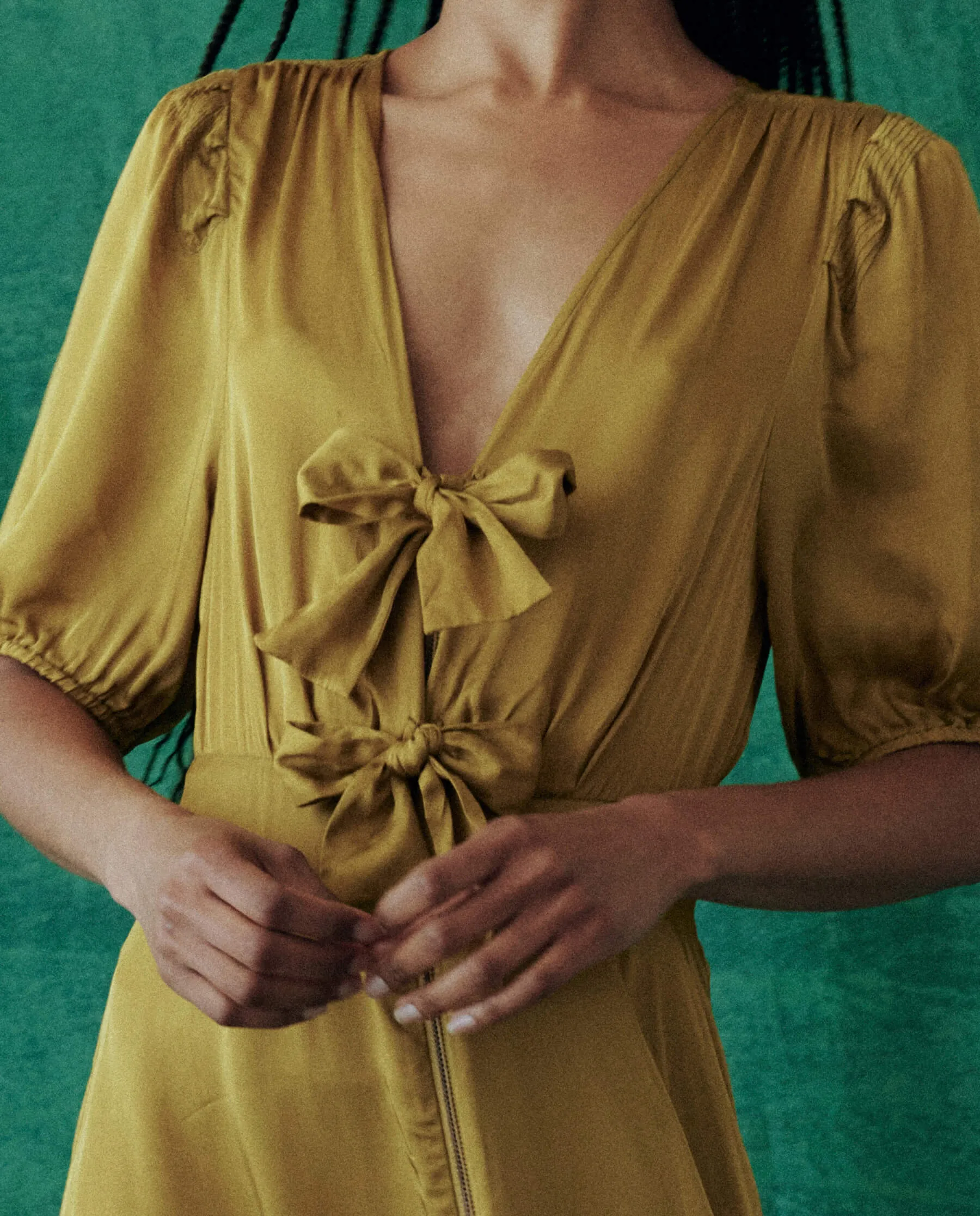 The Gilded Dress. -- Gold Leaf sold by THE GREAT. product image thumbnail 5