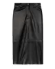 The Leather Column Skirt. -- Black sold by THE GREAT.