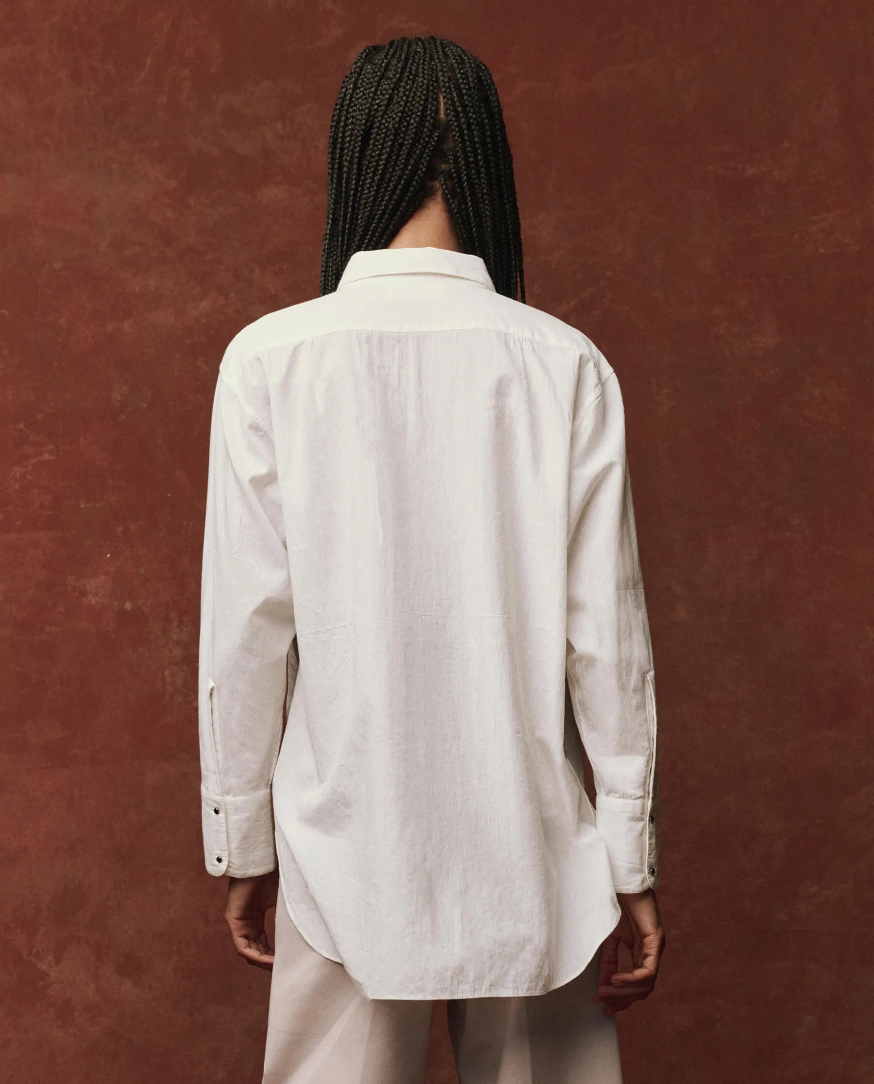 The Classic Tux Top.. -- White sold by THE GREAT. product image thumbnail 2