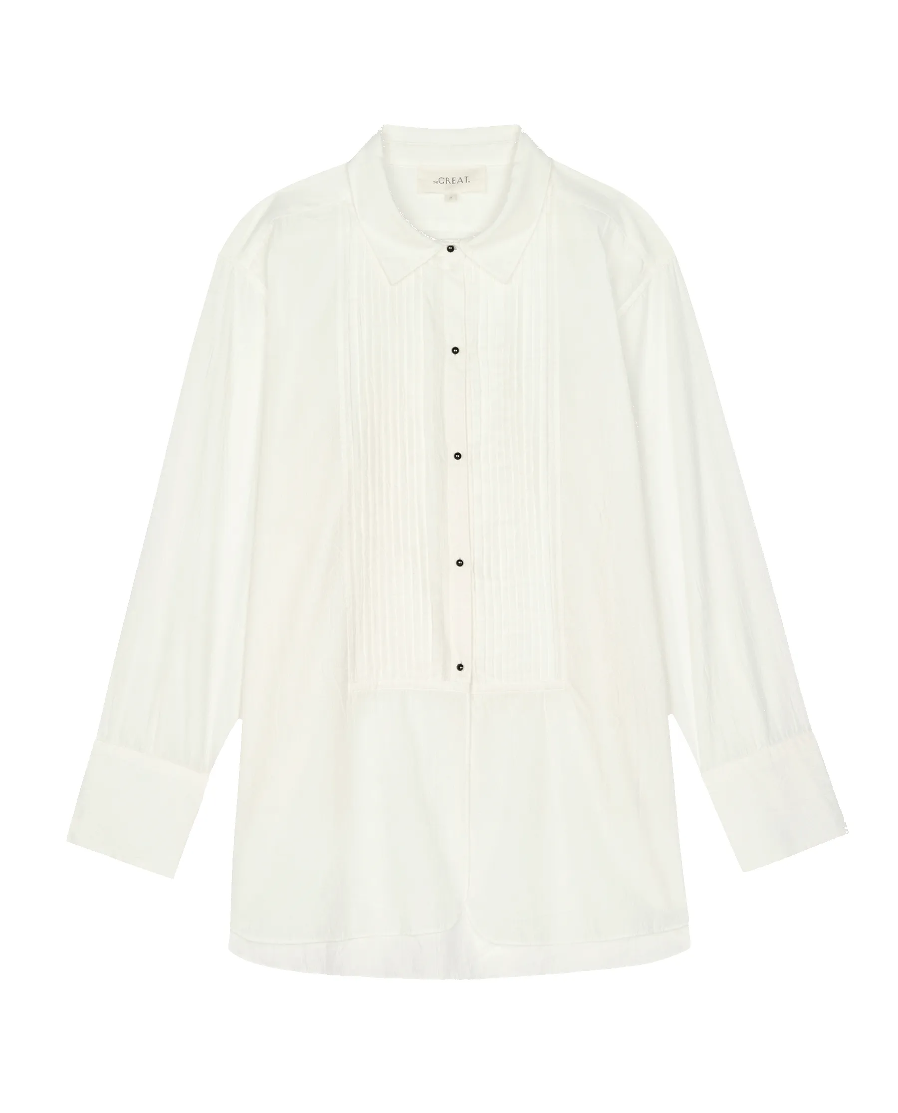 The Classic Tux Top.. -- White sold by THE GREAT. product image thumbnail 5
