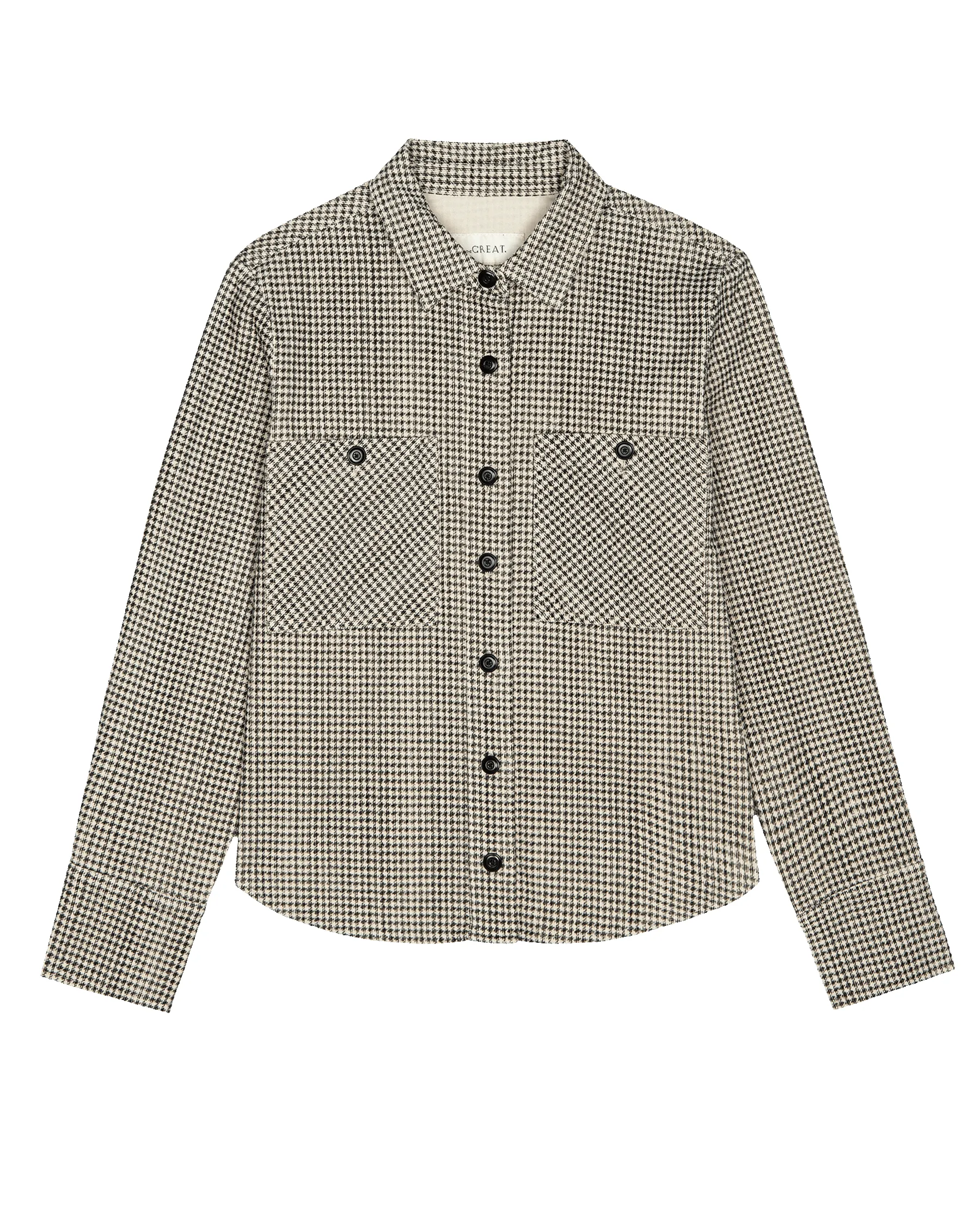 The Porter Shirt. -- Vintage Houndstooth sold by THE GREAT. product image thumbnail 5