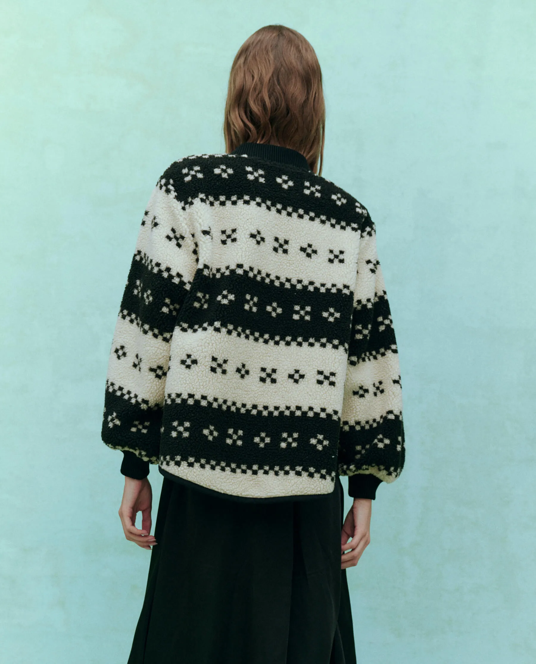 The Plush Bomber. -- Black Geo sold by THE GREAT. product image thumbnail 2