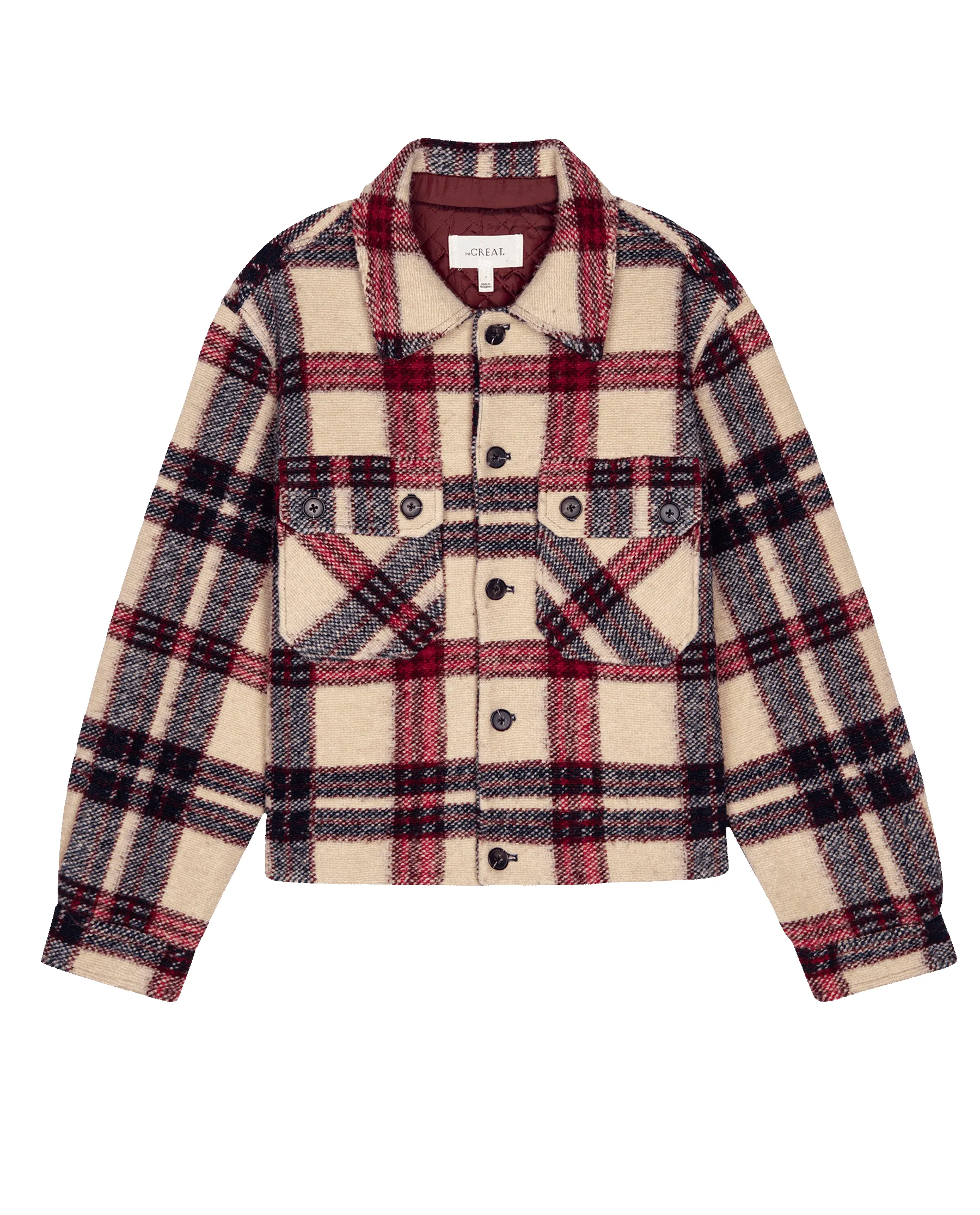 The Smith Jacket. -- Larkspur Plaid sold by THE GREAT. product image thumbnail 5