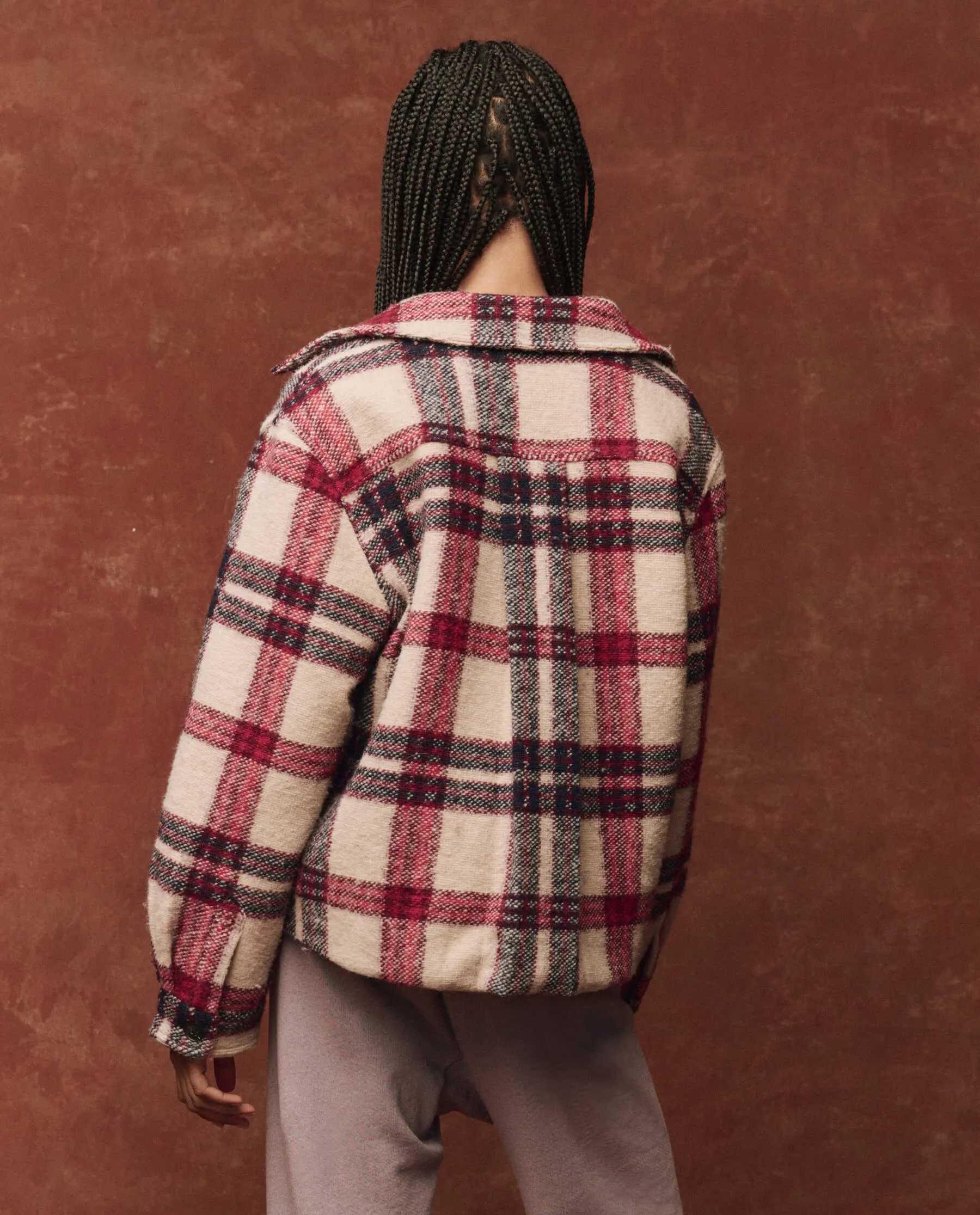 The Smith Jacket. -- Larkspur Plaid sold by THE GREAT. product image thumbnail 2