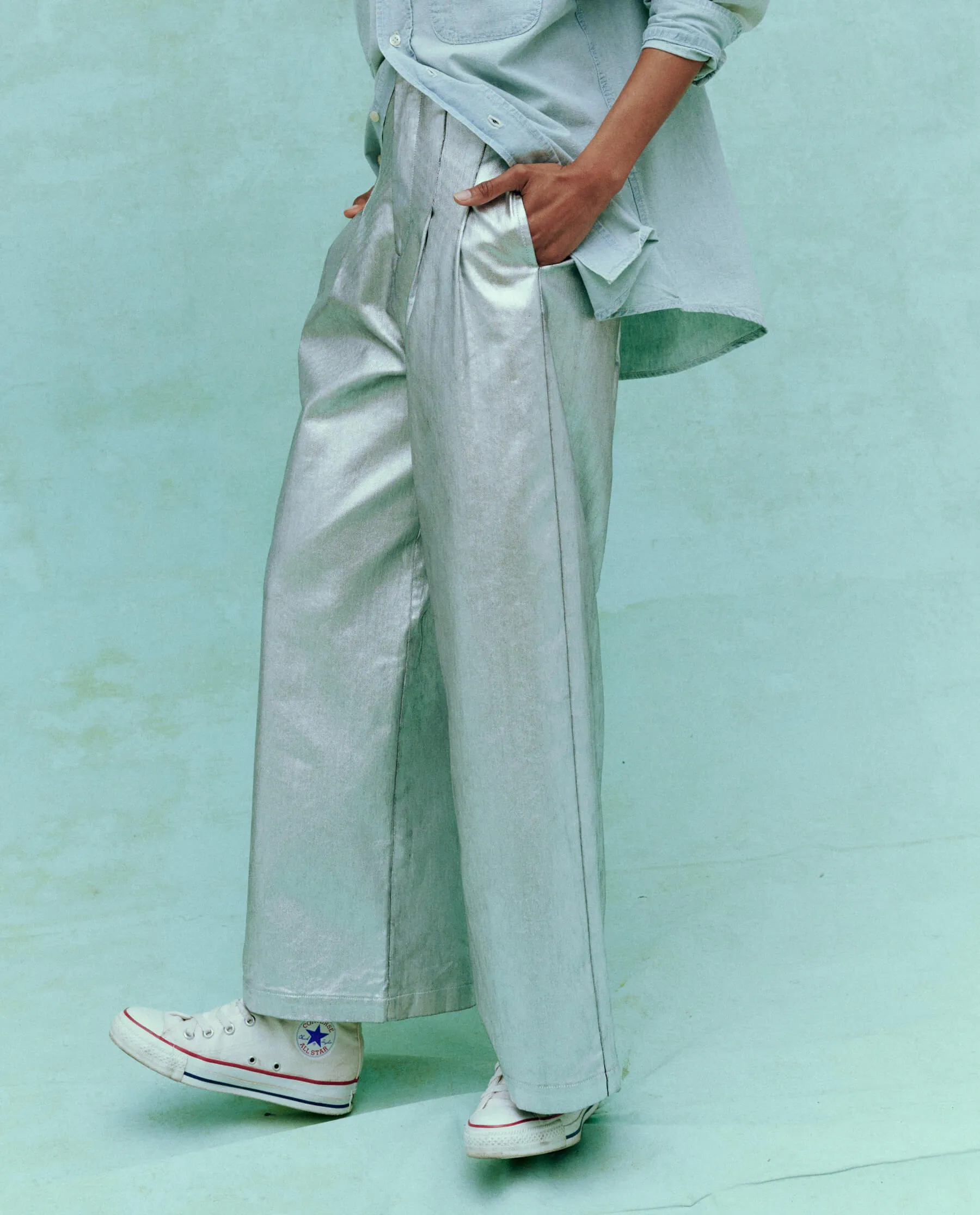 The Sculpted Trouser. -- Silver sold by THE GREAT. product image thumbnail 3