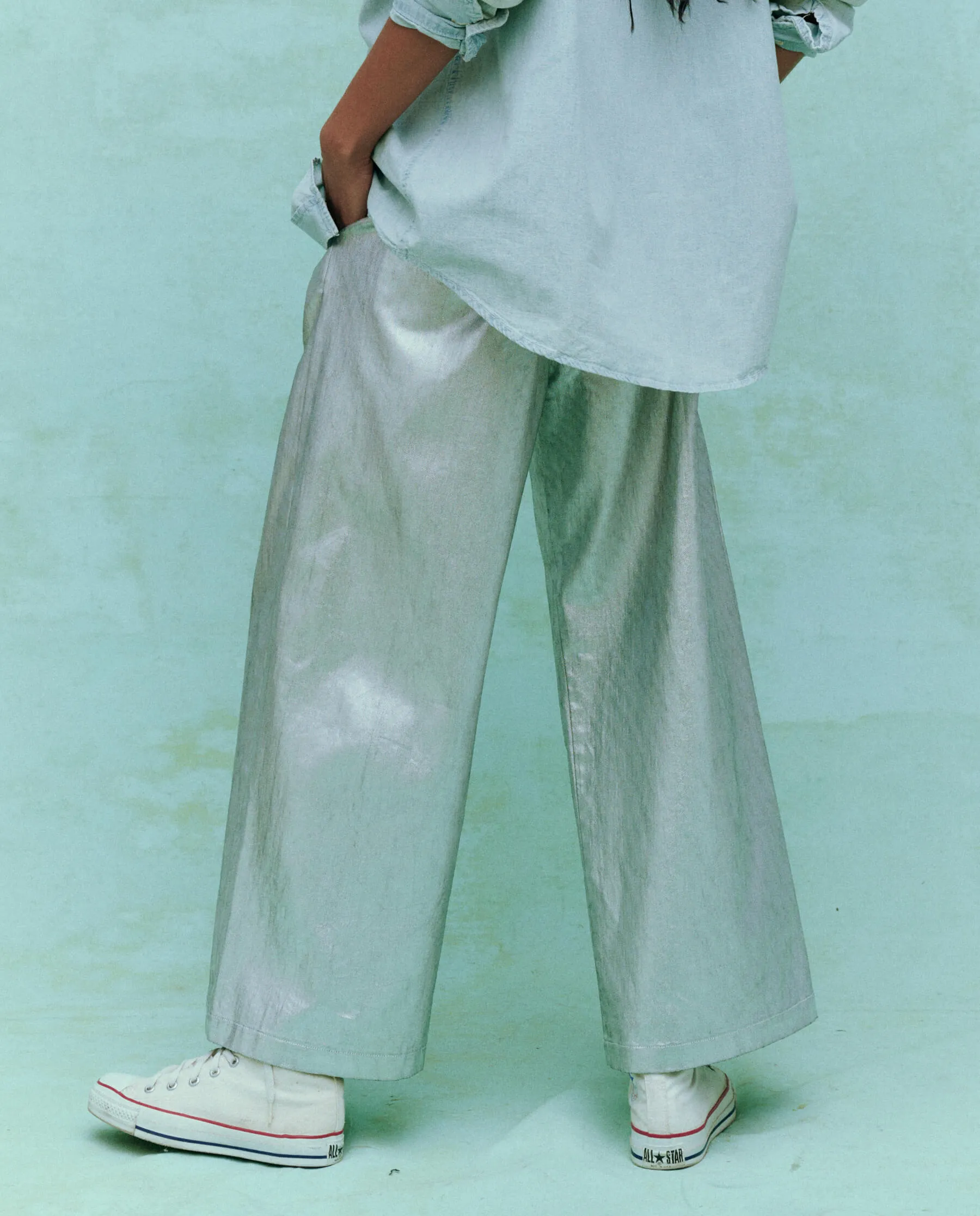 The Sculpted Trouser. -- Silver sold by THE GREAT. product image thumbnail 2