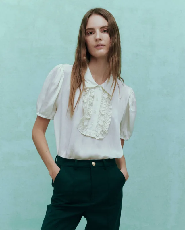 The Tribute Top. -- White sold by THE GREAT.