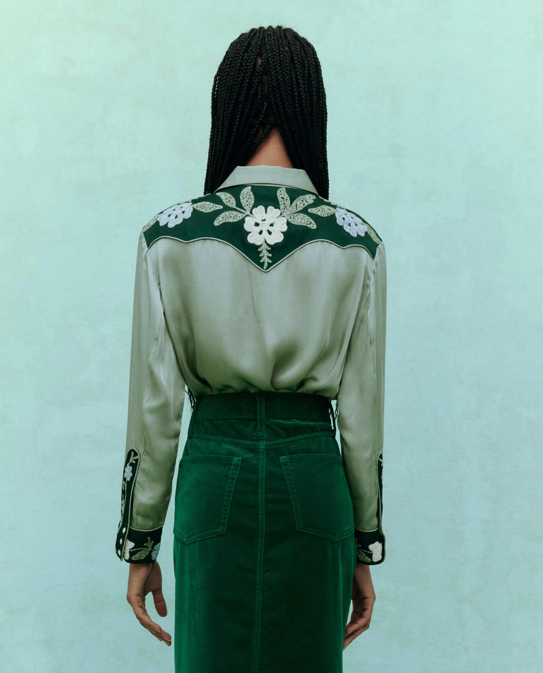The Western Heritage Shirt. -- Dried Sage sold by THE GREAT. product image thumbnail 3