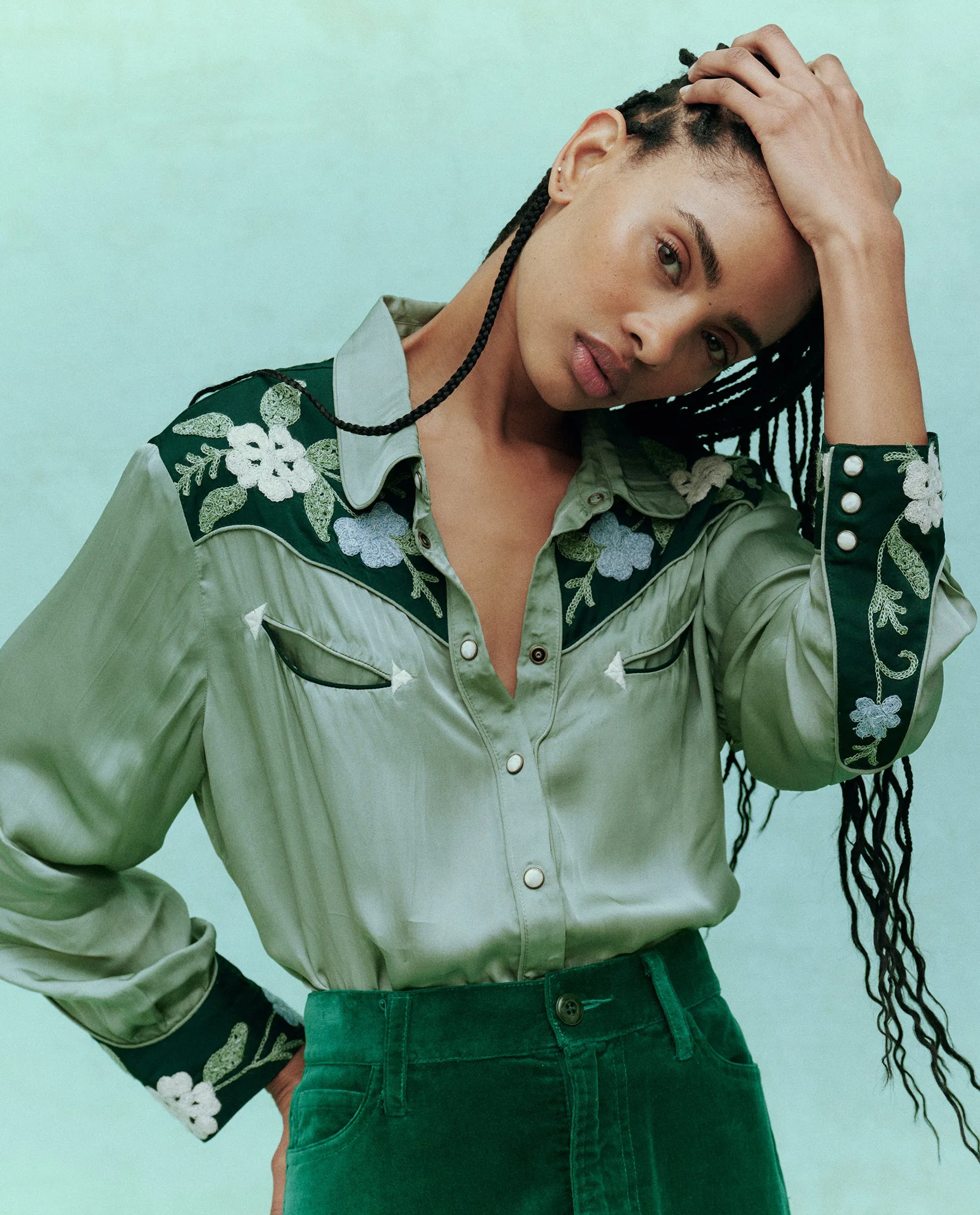 The Western Heritage Shirt. -- Dried Sage sold by THE GREAT.