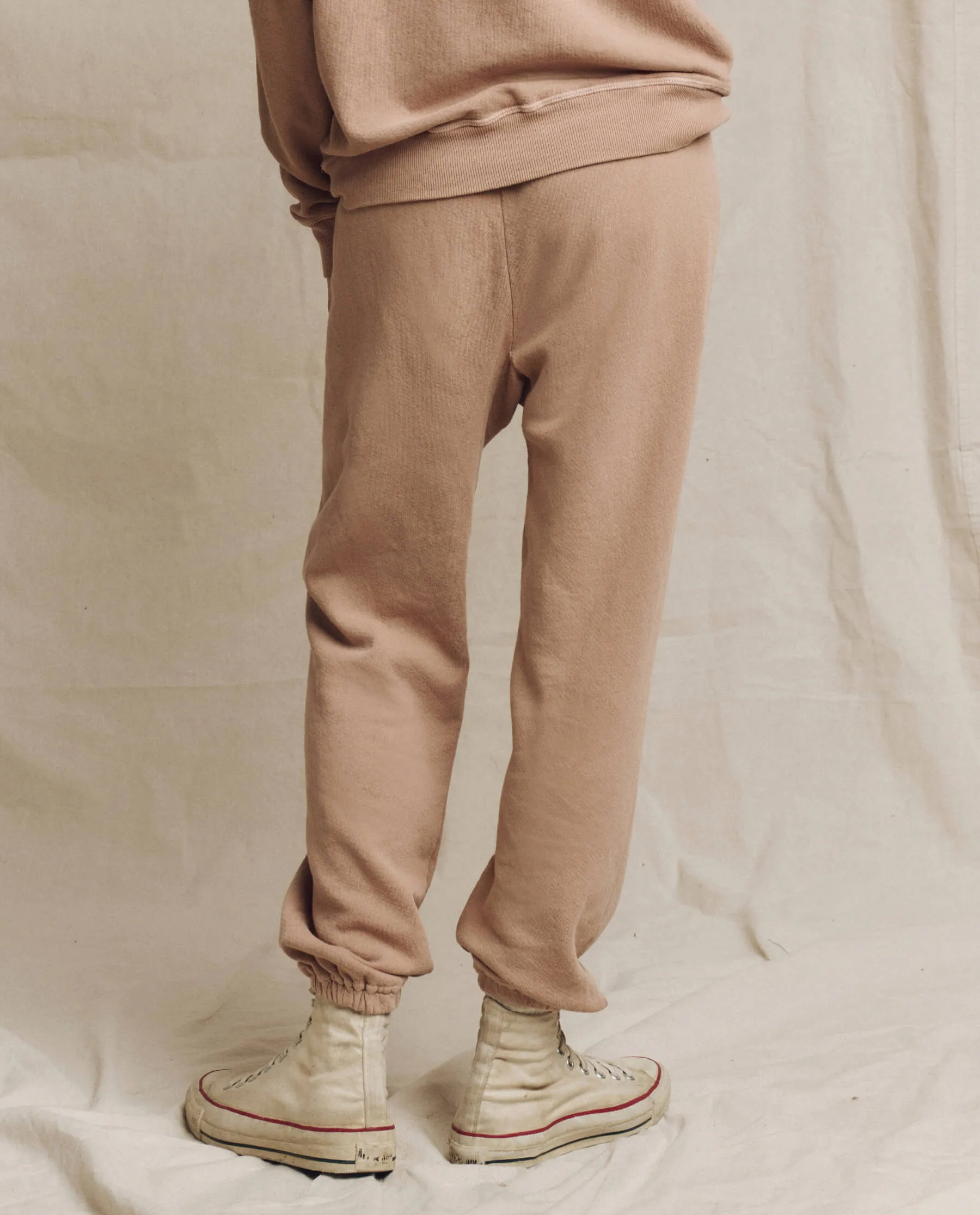 The Stadium Sweatpant. Solid -- Biscotti sold by THE GREAT. product image thumbnail 2