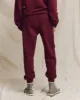 The Cropped Sweatpant. Solid -- Plum sold by THE GREAT.