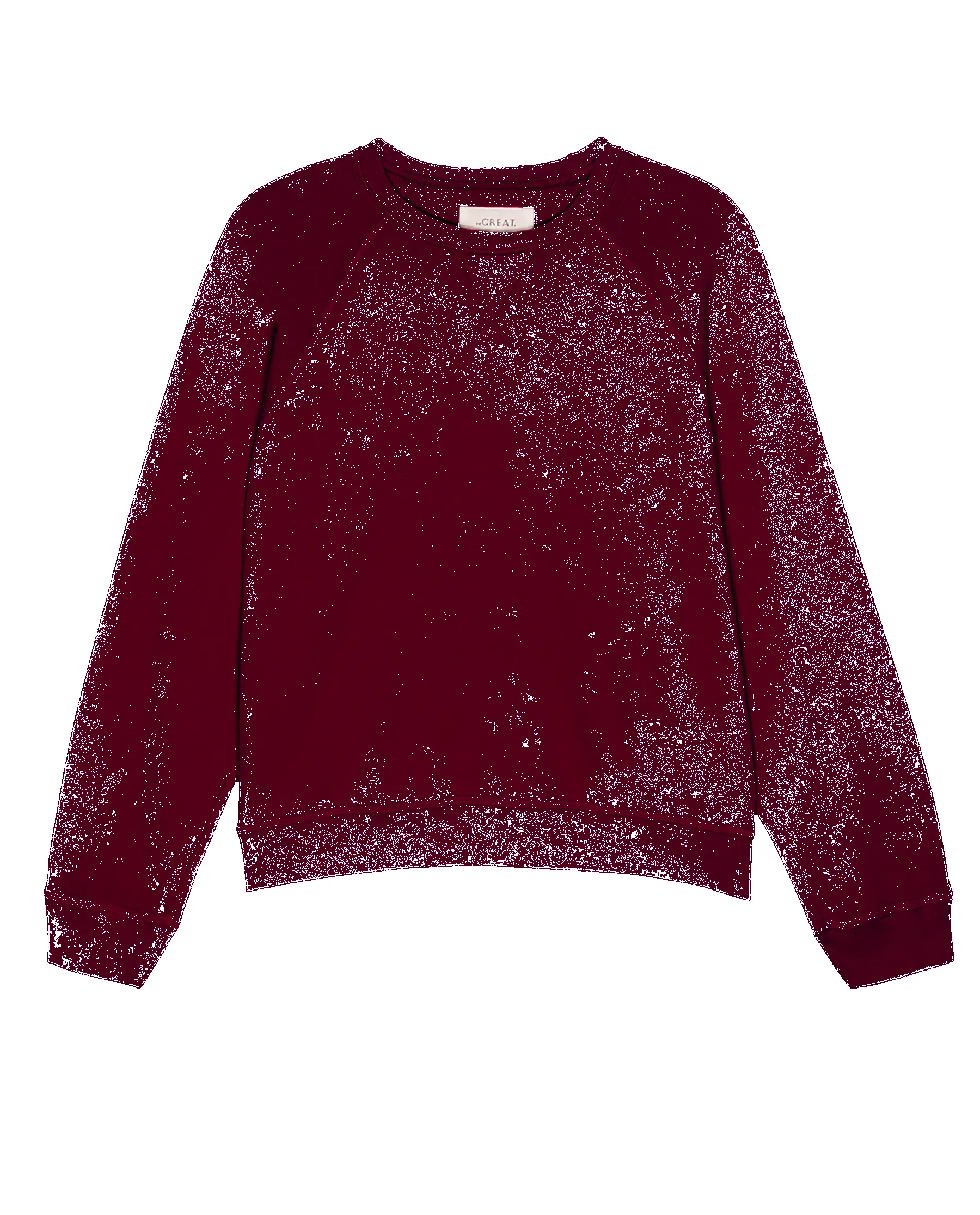 The Slouch Sweatshirt. Solid -- Plum sold by THE GREAT. product image thumbnail 5