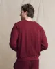 The Men's College Sweatshirt. Solid -- Plum sold by THE GREAT.