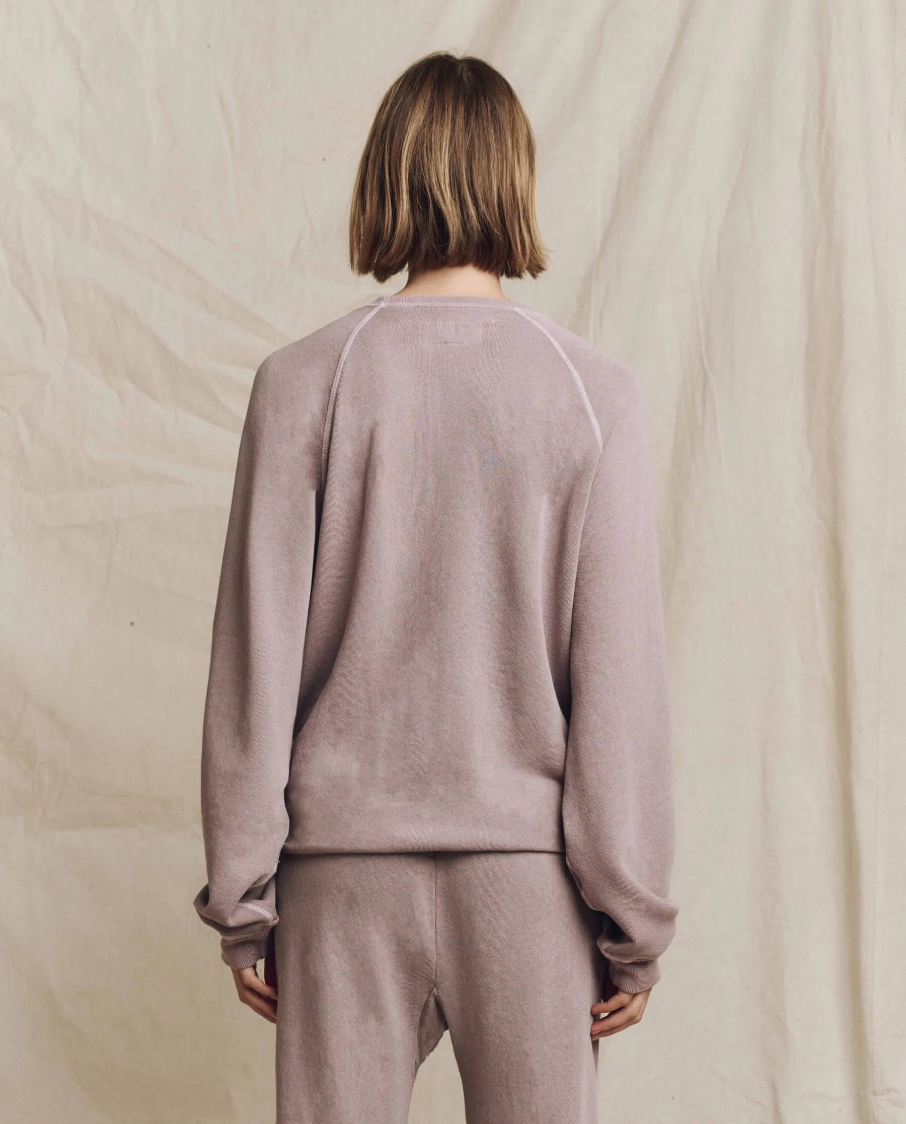 The Slouch Sweatshirt. Solid -- Quartz sold by THE GREAT. product image thumbnail 2