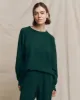 The College Sweatshirt. Solid -- Pinyon sold by THE GREAT.