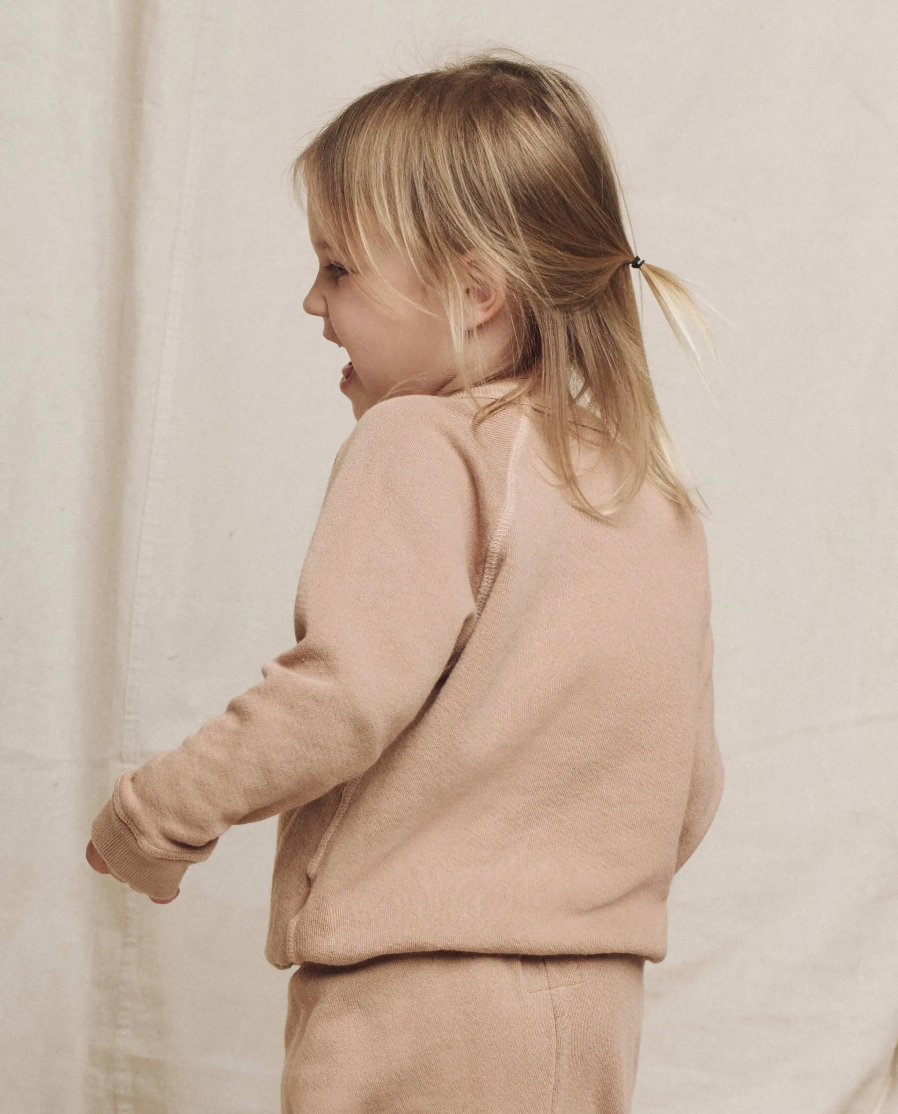 The Little College Sweatshirt. Solid -- Biscotti sold by THE GREAT. product image thumbnail 4