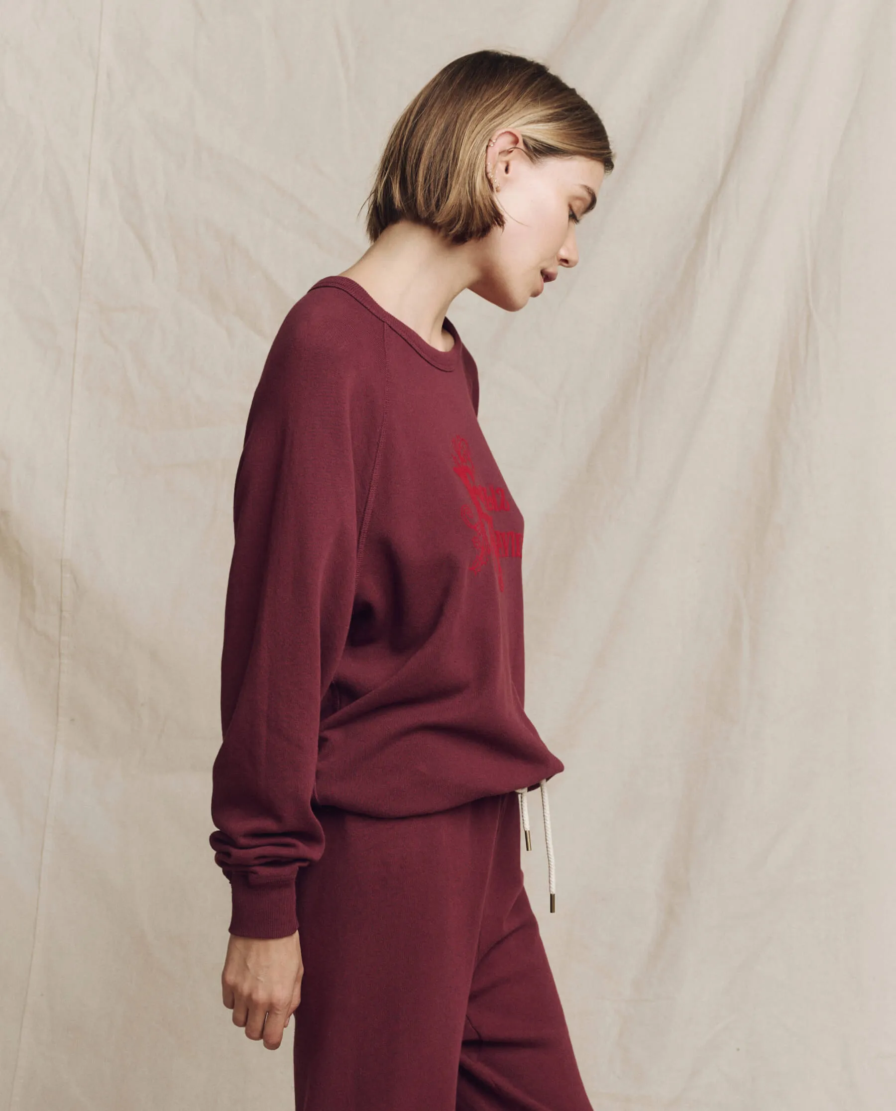 The College Sweatshirt. Graphic -- Mulled Wine with Feliz Navidad Graphic sold by THE GREAT. product image thumbnail 3