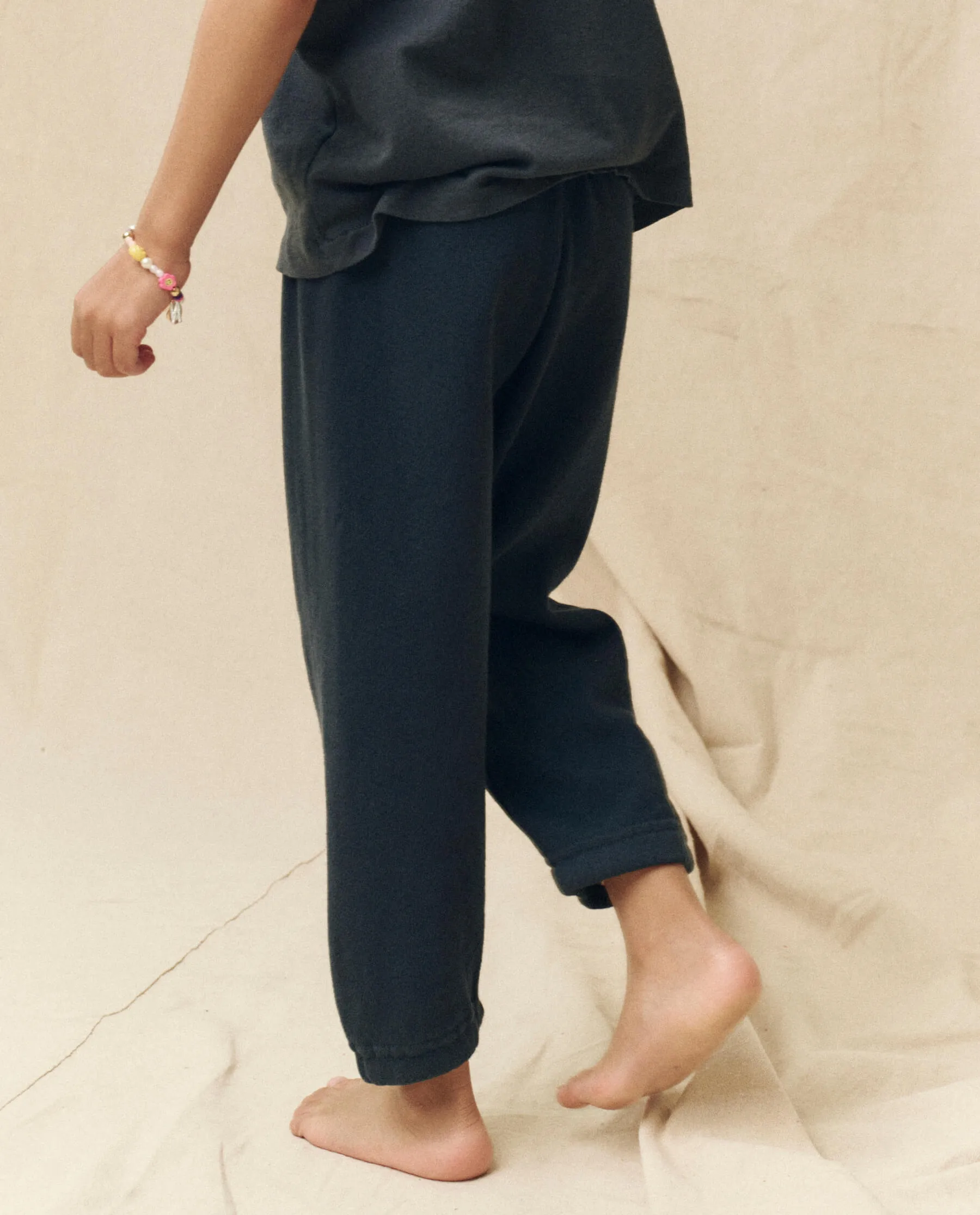 The Little Stadium Sweatpant. Solid -- True Navy sold by THE GREAT. product image thumbnail 3